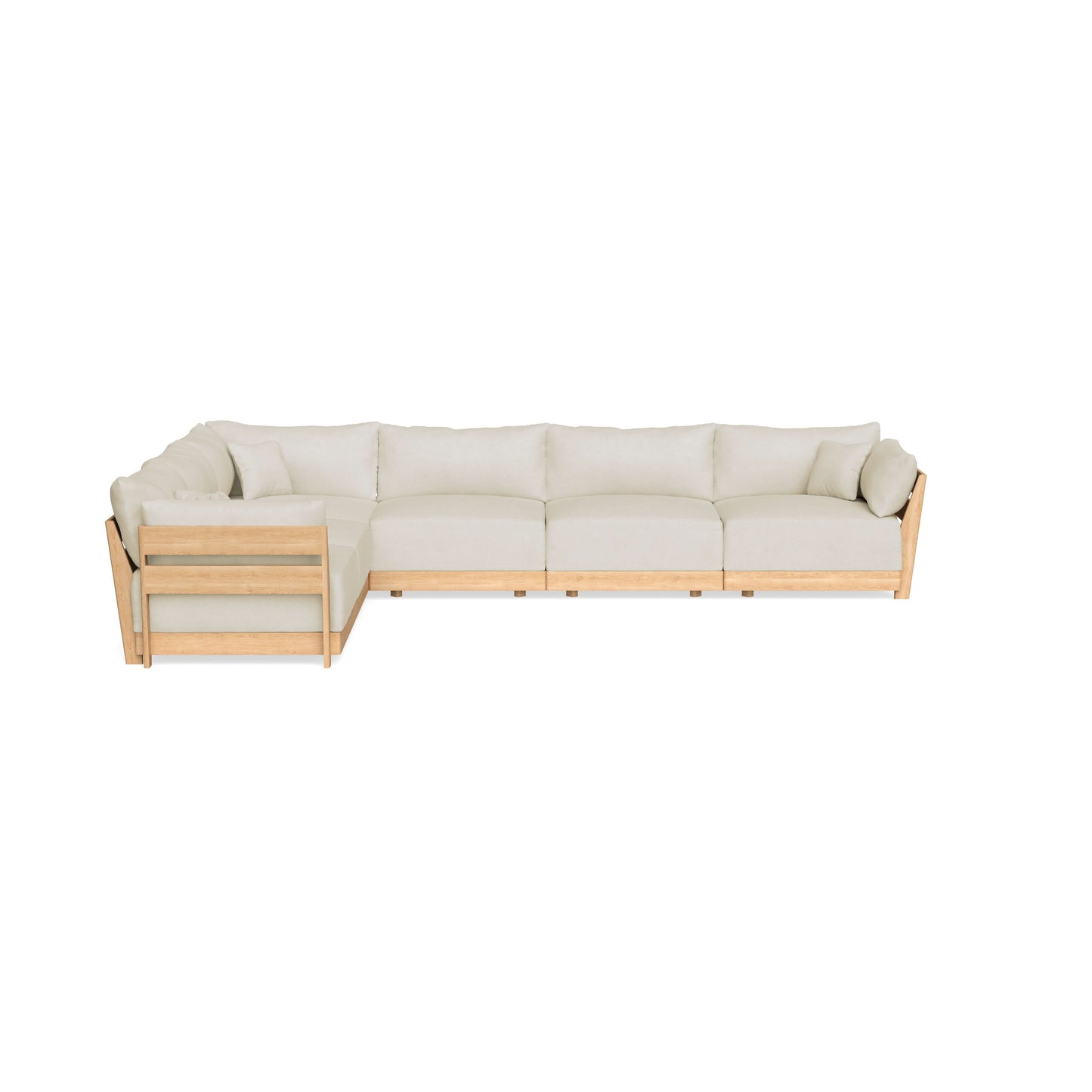 Slipcover Only - Modular Bondi 6-Seater Corner Sectional in Mascarpone