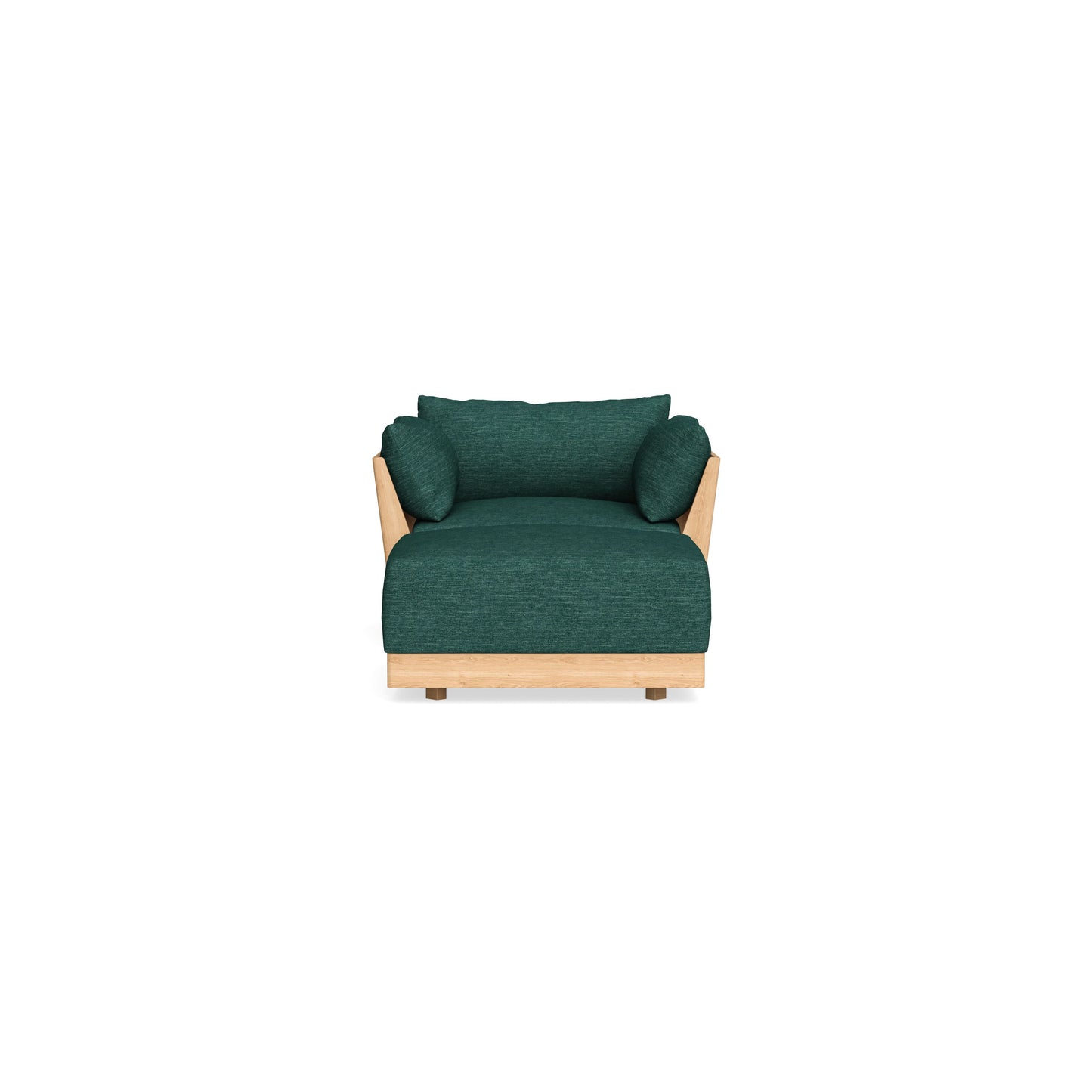Slipcover Only - Modular Bondi Armchair + Ottoman in Forest Green