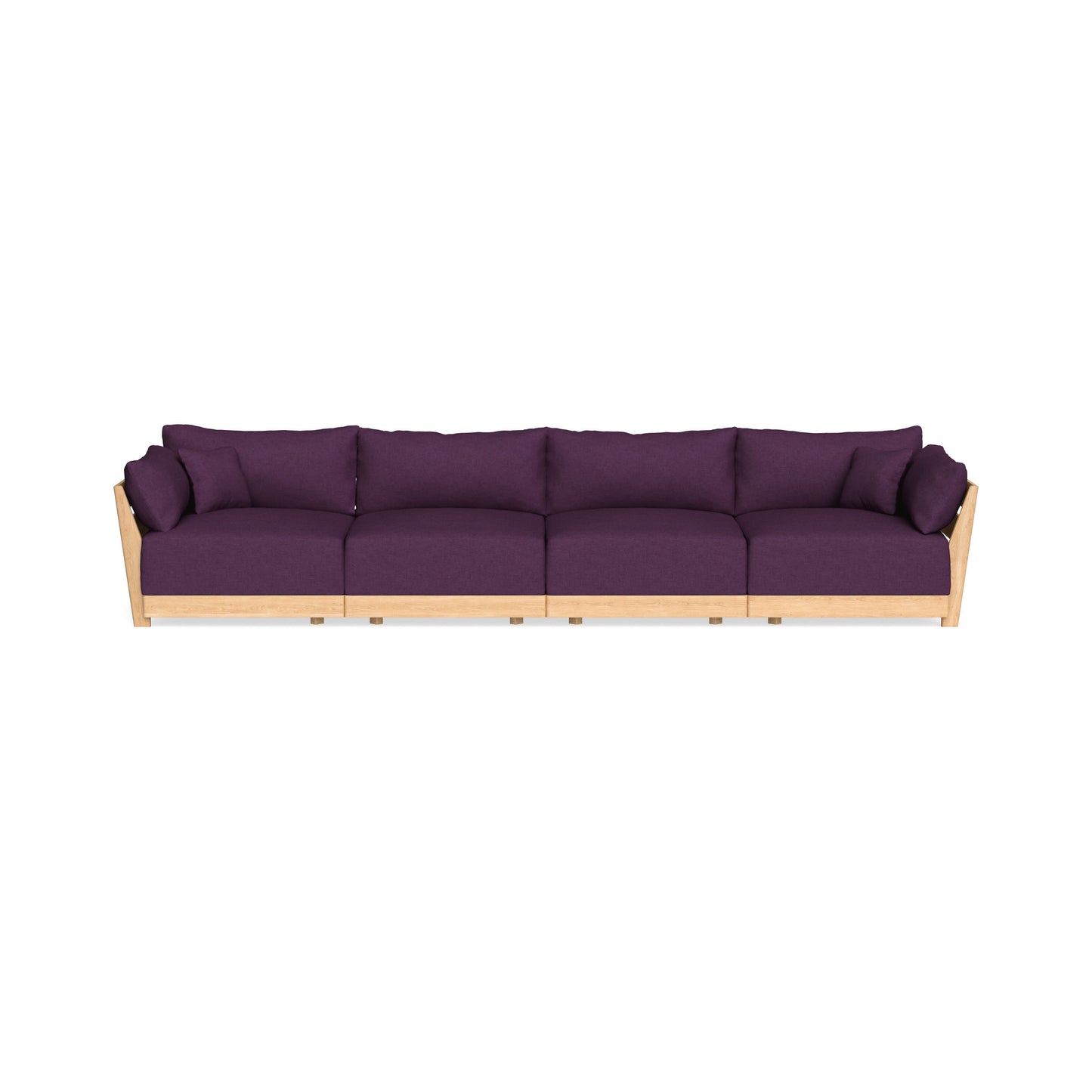 Slipcover Only - Modular Bondi 4-Seater Sofa in Aubergine