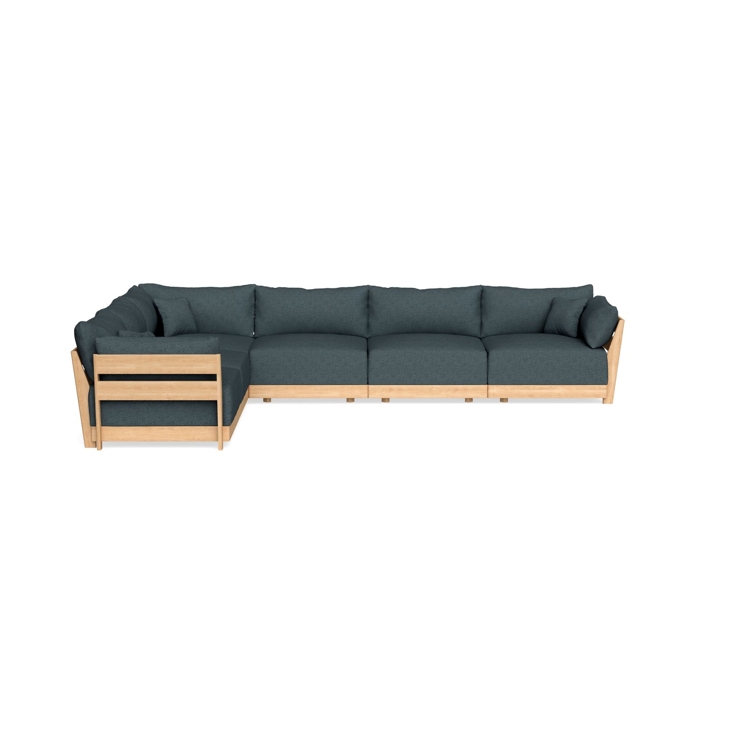 Slipcover Only - Modular Bondi 6-Seater Corner Sectional in Ocean Gray