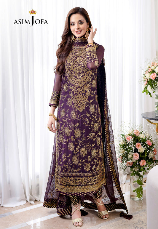 AJJM-06 EMBROIDERED CHIFFON 3 PCS
