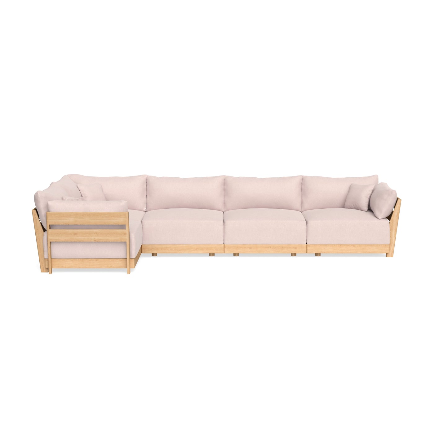 Slipcover Only - Modular Bondi 5-Seater L-Sectional in Peony