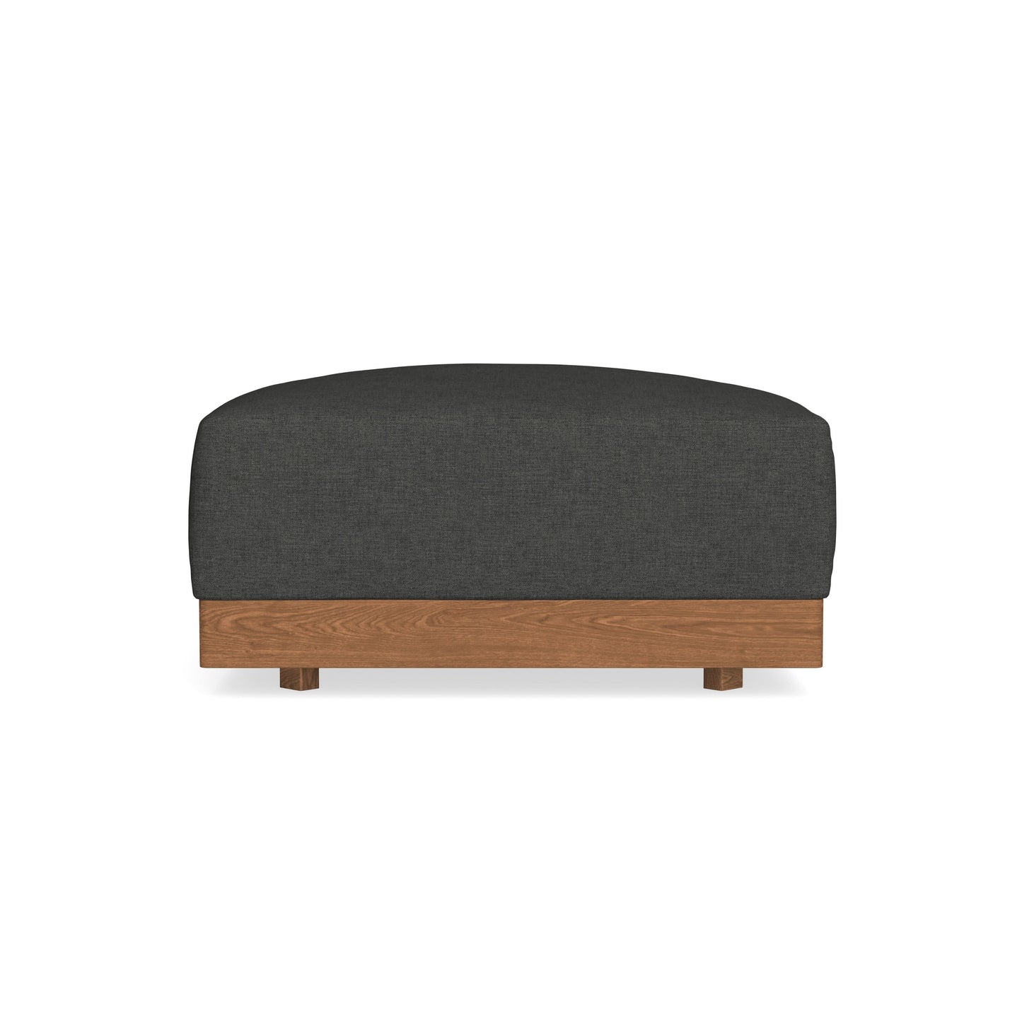 Modular Bondi Espresso Ottoman in Raven Gray | Classic Blend