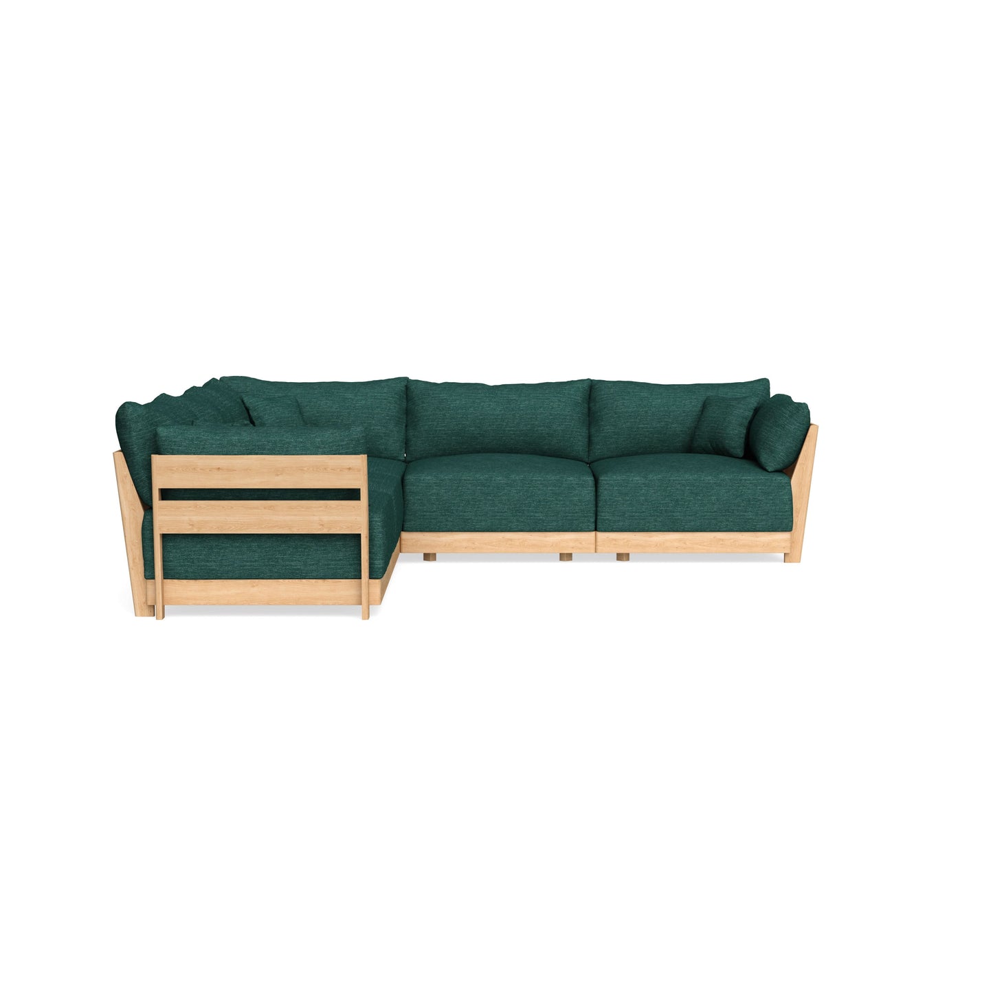 Slipcover Only - Modular Bondi 5-Seater Corner Sectional in Forest Green