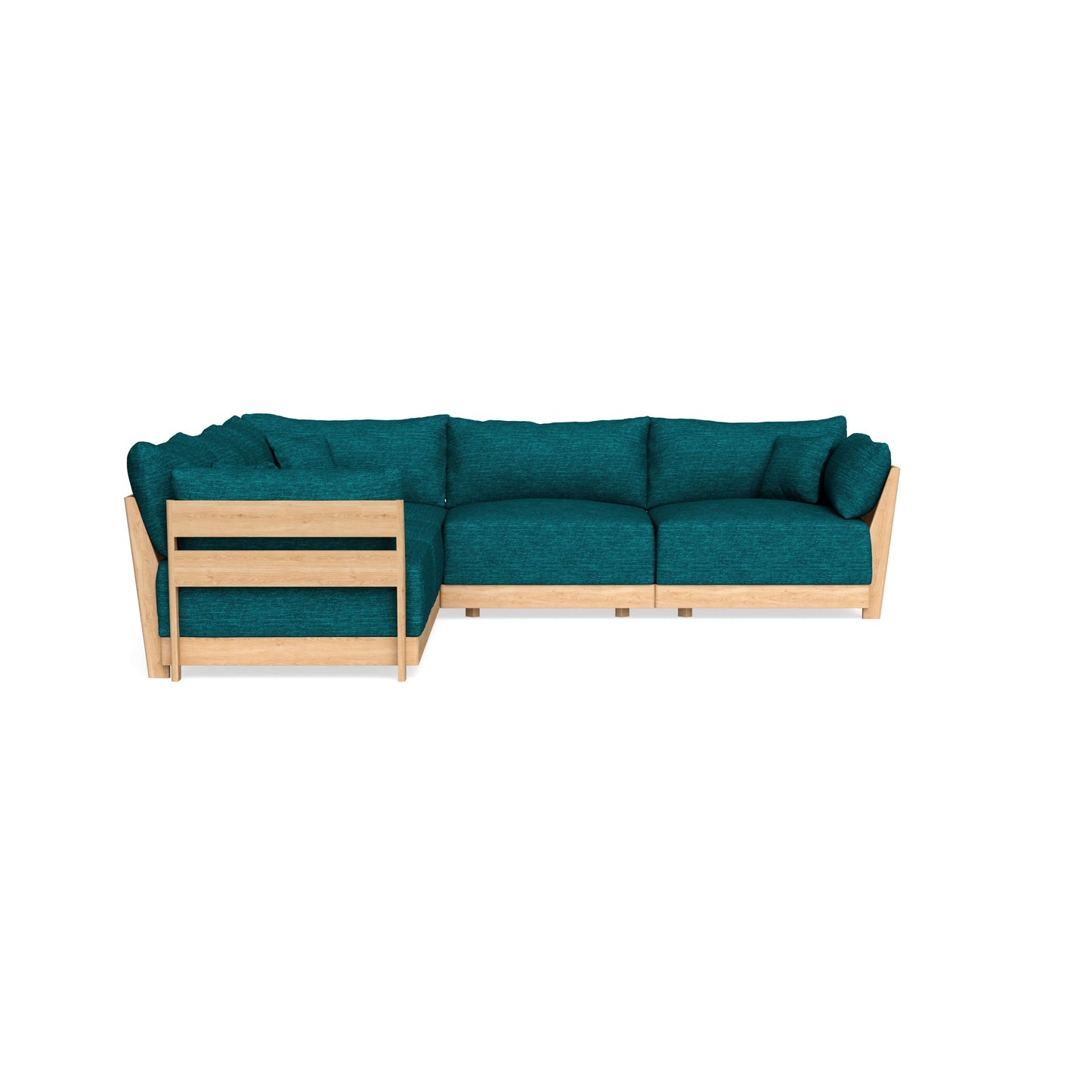 Slipcover Only - Modular Bondi 5-Seater Corner Sectional in Marine Teal