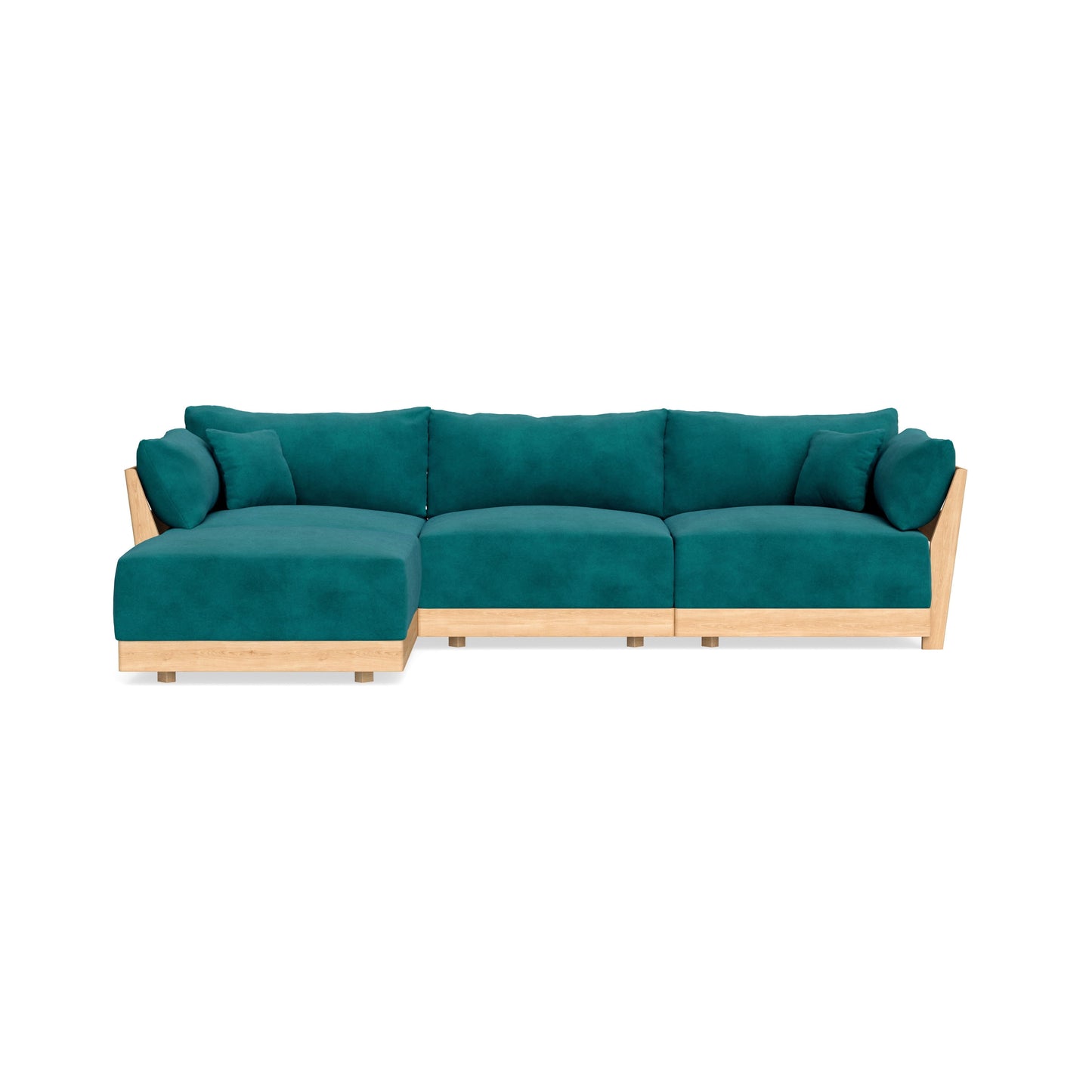 Slipcover Only - Modular Bondi 3-Seater Sectional in Peacock