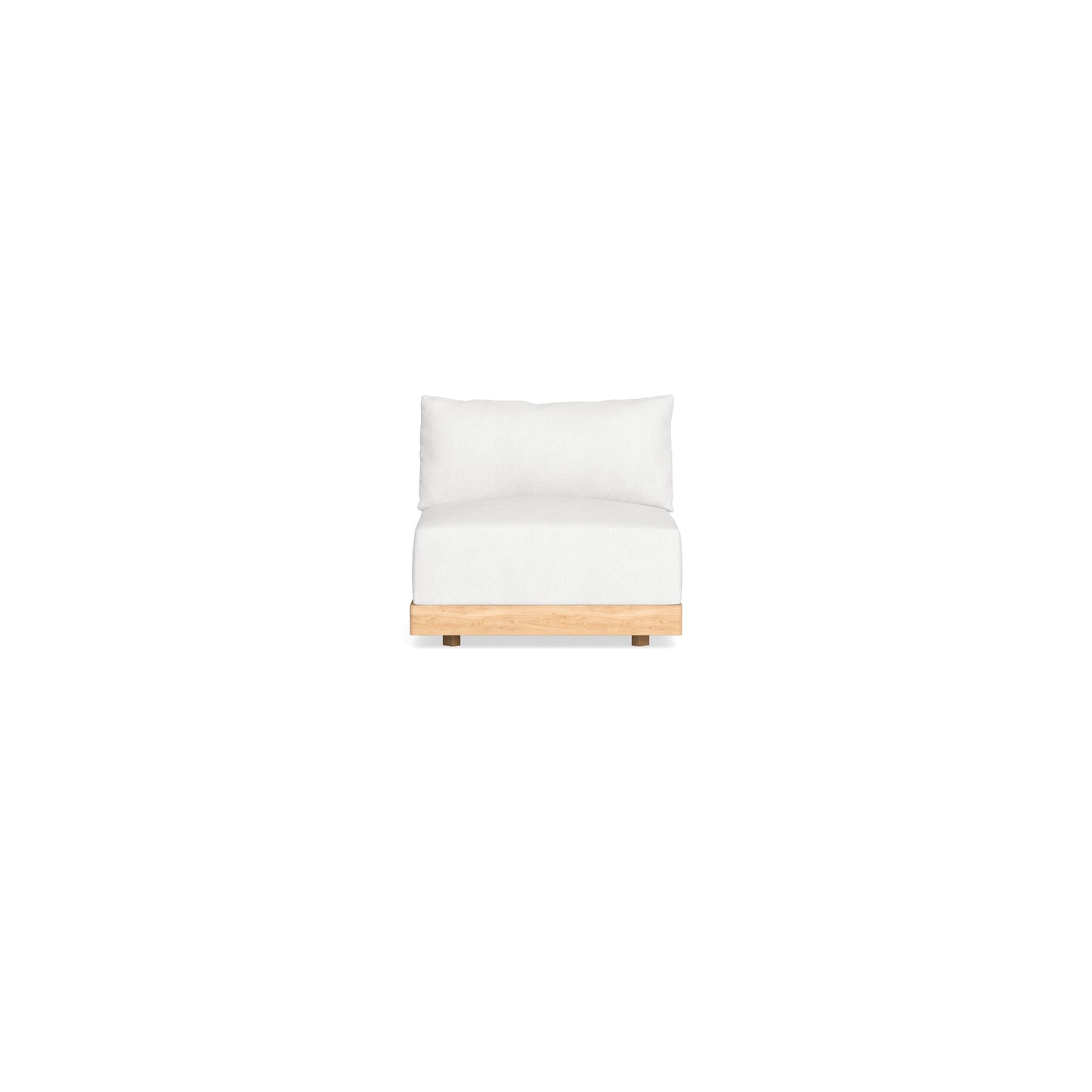 Slipcover Only - Modular Bondi Armless Chair in Snow