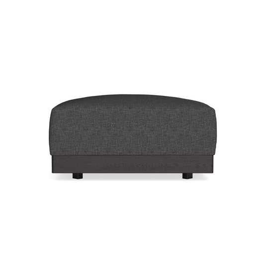 Modular Bondi Black Ottoman in Graphite | Memory Foam Blend
