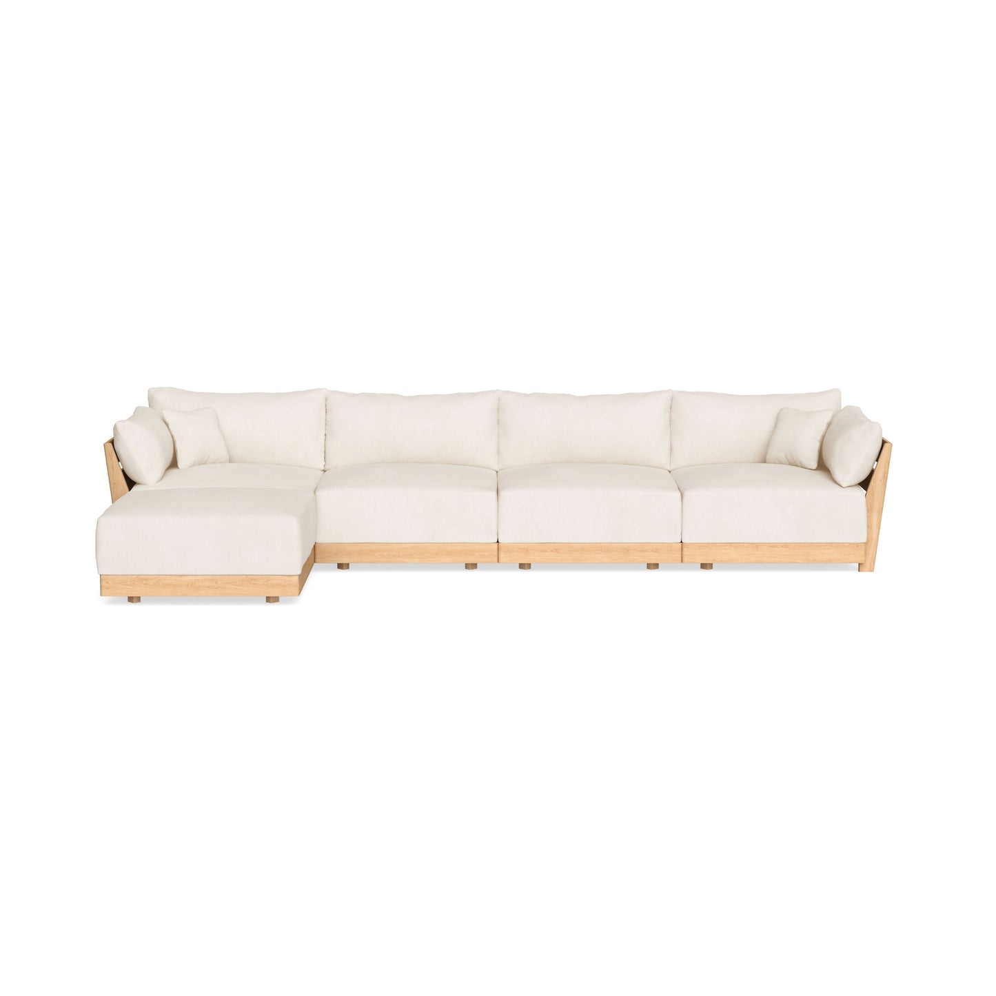 Slipcover Only - Modular Bondi 4-Seater Sectional in Powder