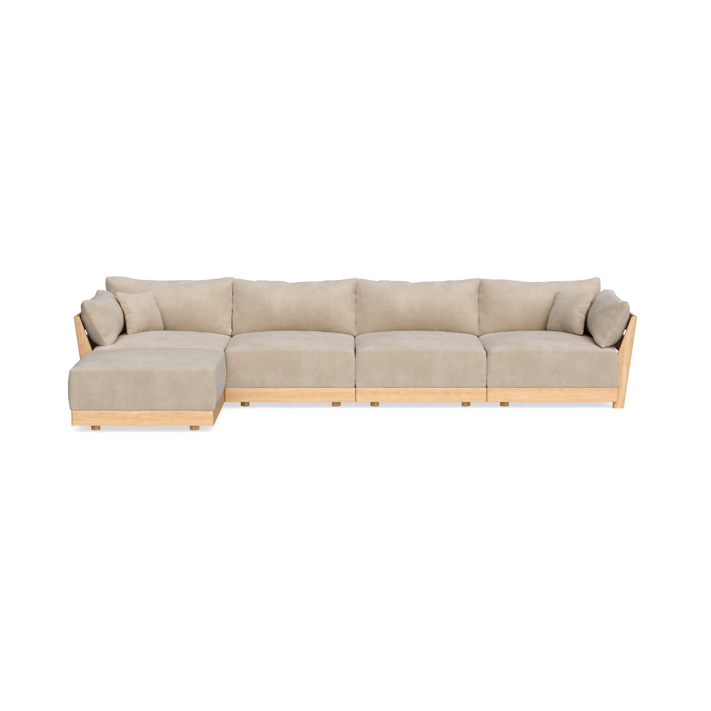 Slipcover Only - Modular Bondi 4-Seater Sectional in Oyster