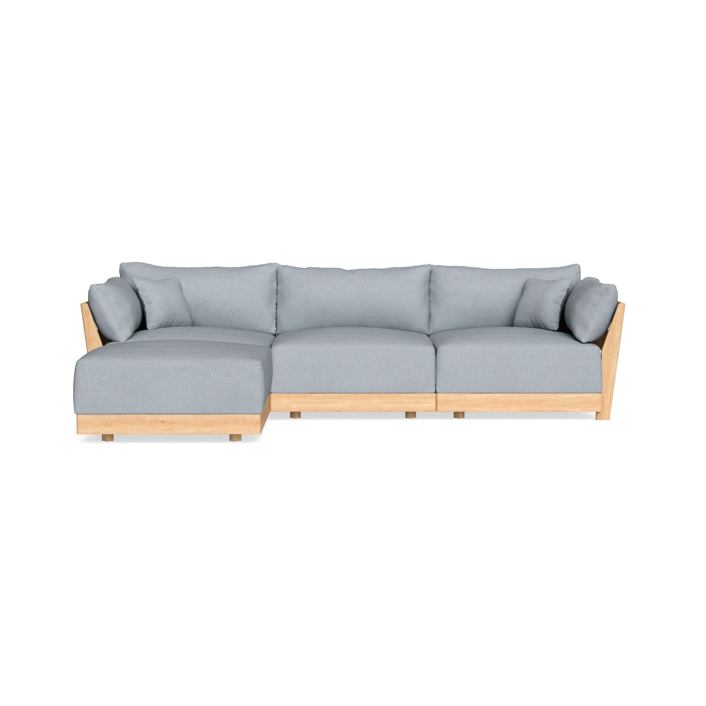 Slipcover Only - Modular Bondi 3-Seater Sectional in Ash