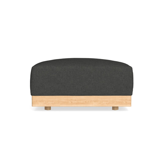 Modular Bondi Latte Ottoman in Raven Gray | Classic Blend