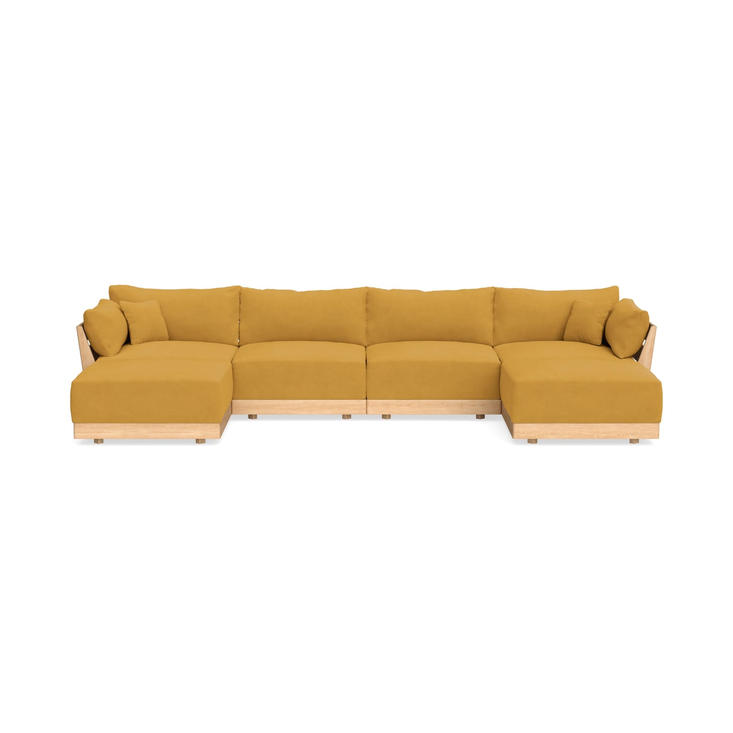 Slipcover Only - Modular Bondi 4-Seater U-Sectional in Honey