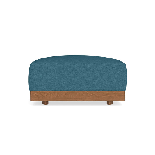 Modular Bondi Espresso Ottoman in Aegean Blue | Classic Blend