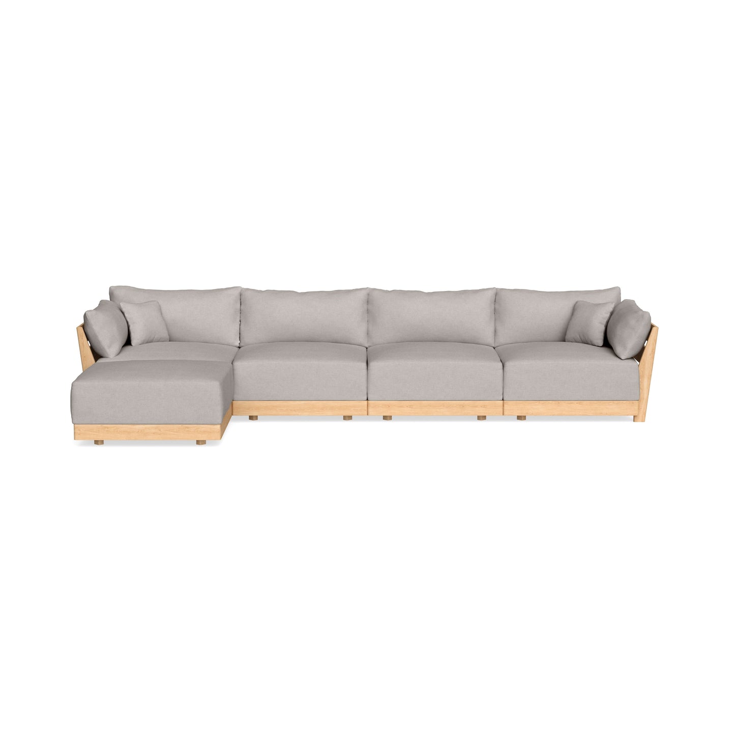 Slipcover Only - Modular Bondi 4-Seater Sectional in Cloud