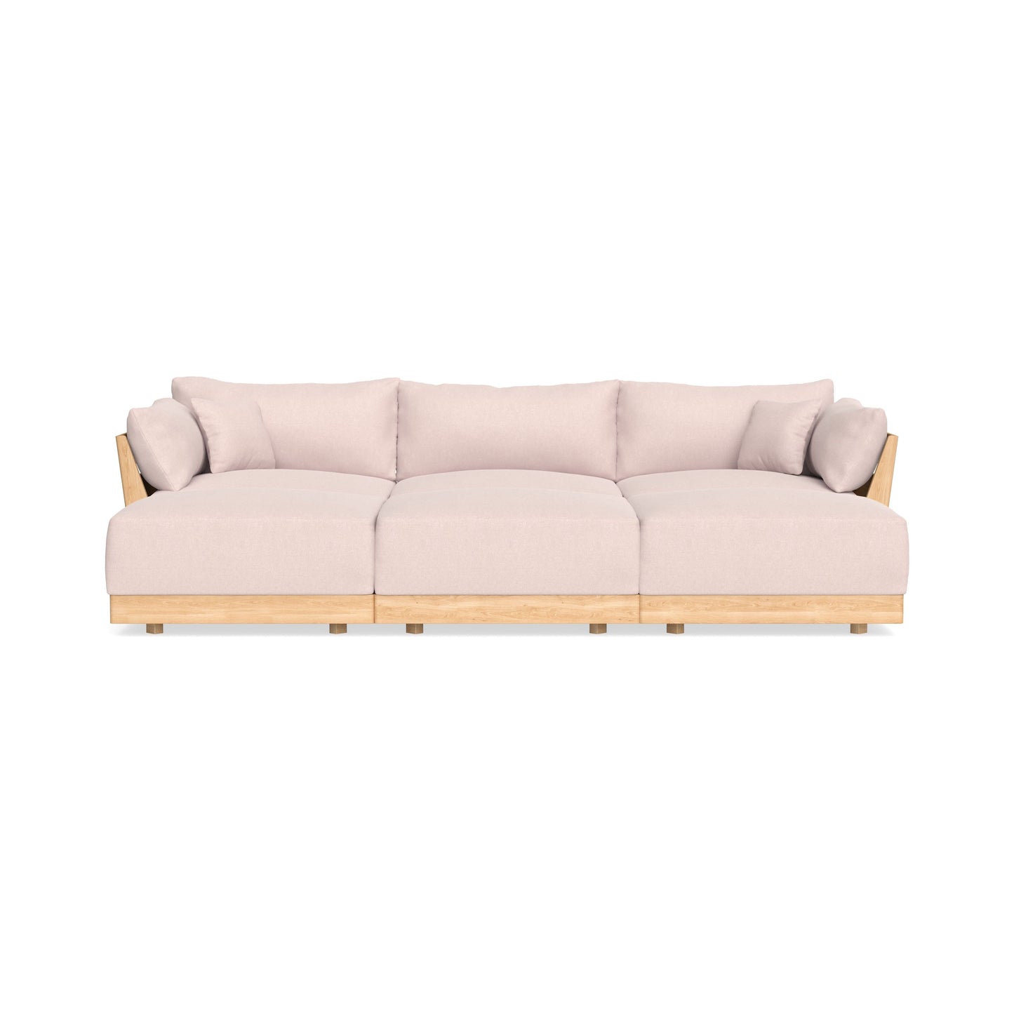 Slipcover Only - Modular Bondi 3-Seater Daybed Sofa Sectional in Peony