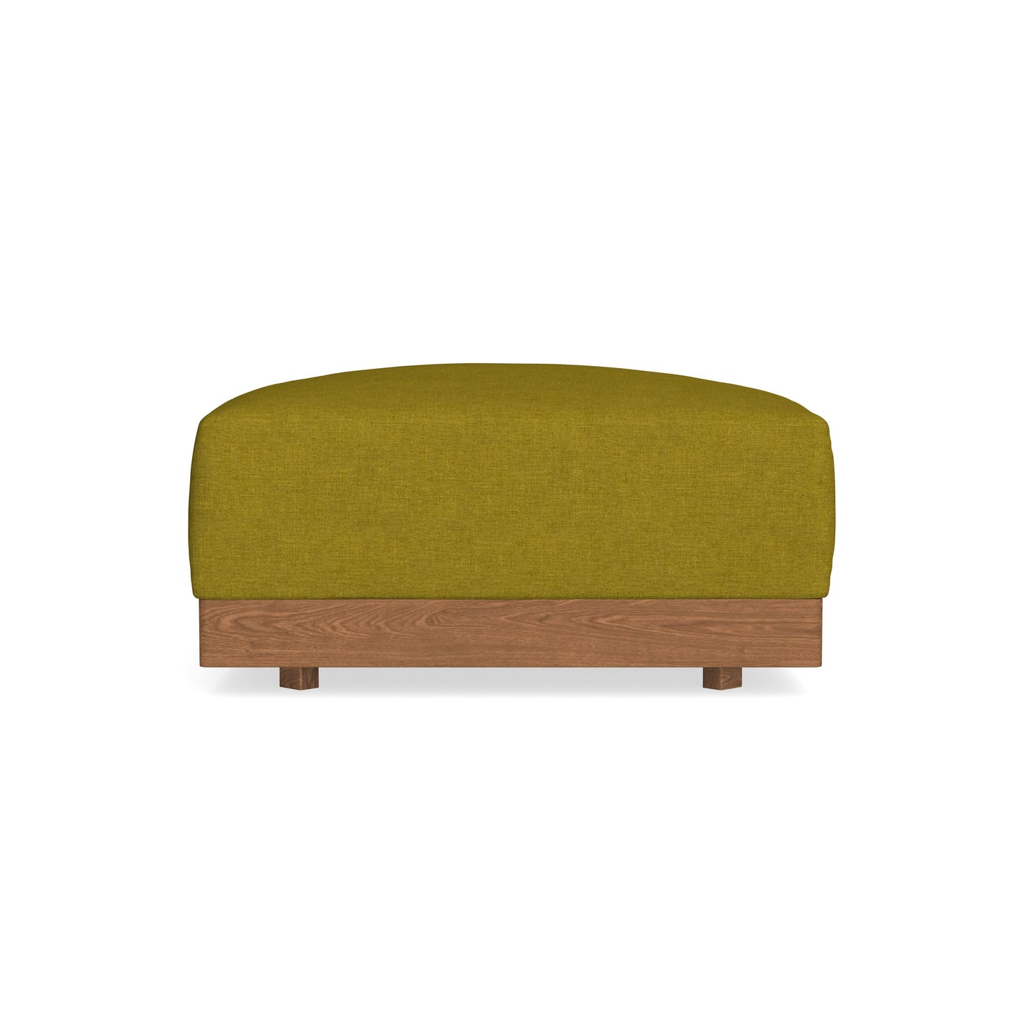 Modular Bondi Espresso Ottoman in Olive Green | Memory Foam Blend