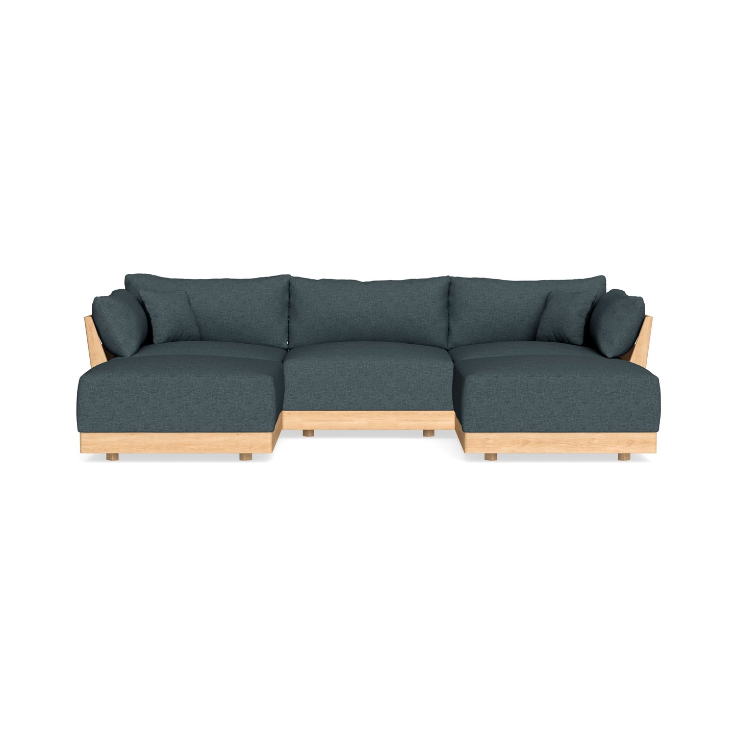 Slipcover Only - Modular Bondi 3-Seater U-Sectional in Ocean Gray