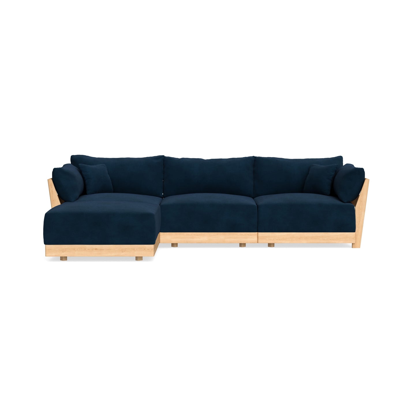 Slipcover Only - Modular Bondi 3-Seater Sectional in Royal Blue