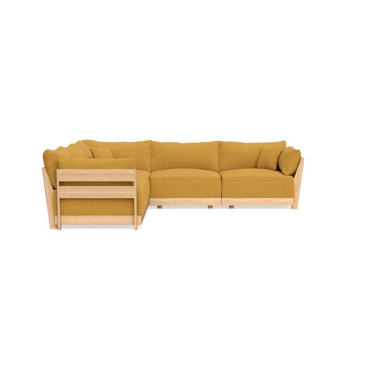 Slipcover Only - Modular Bondi 5-Seater Corner Sectional in Honey
