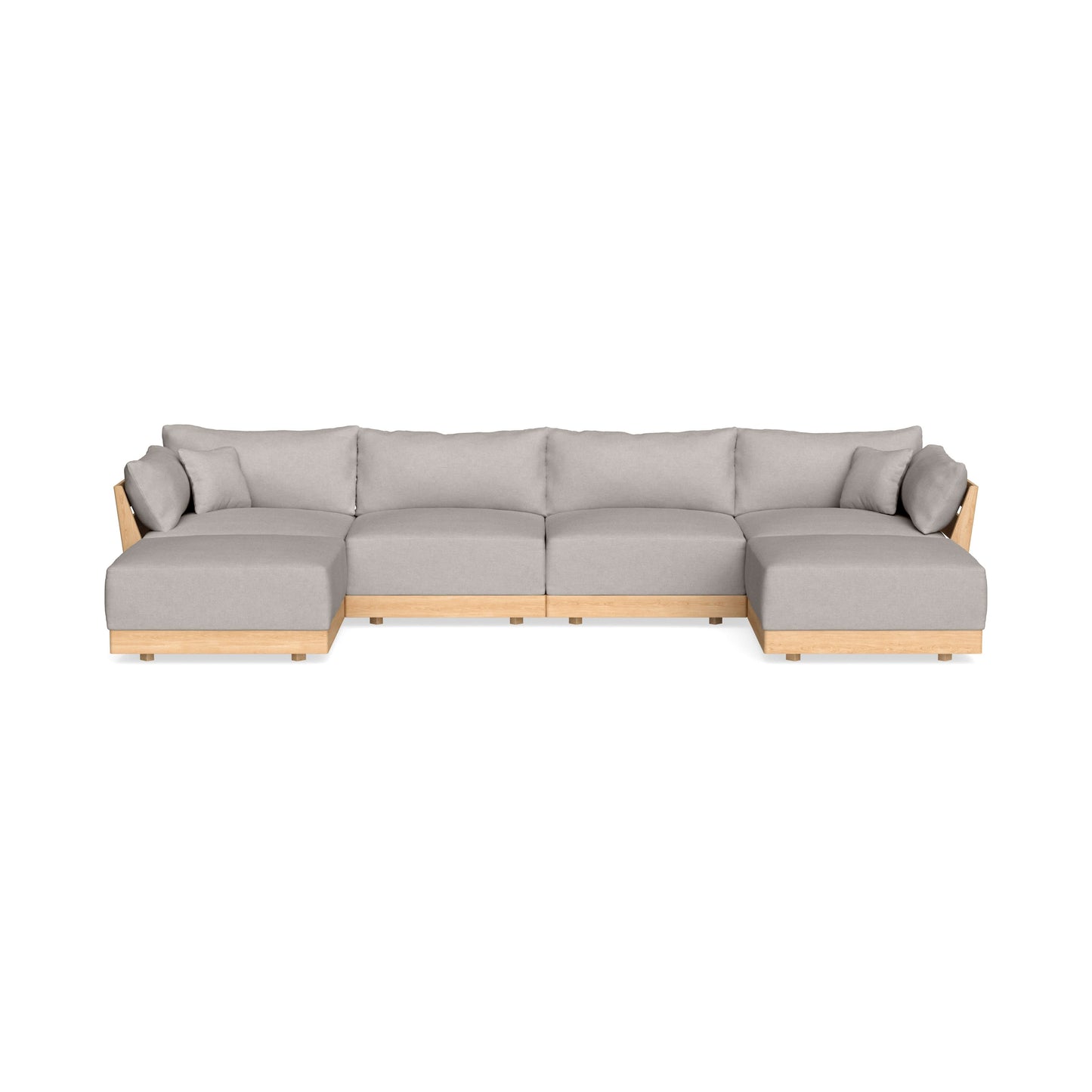 Slipcover Only - Modular Bondi 4-Seater U-Sectional in Cloud