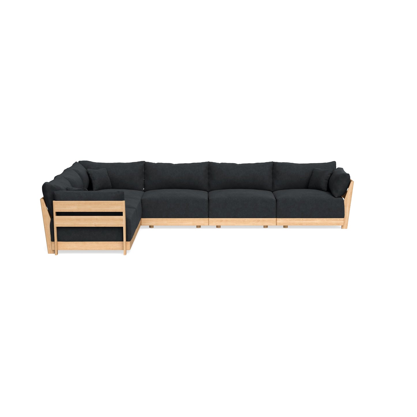 Slipcover Only - Modular Bondi 6-Seater Corner Sectional in Coal