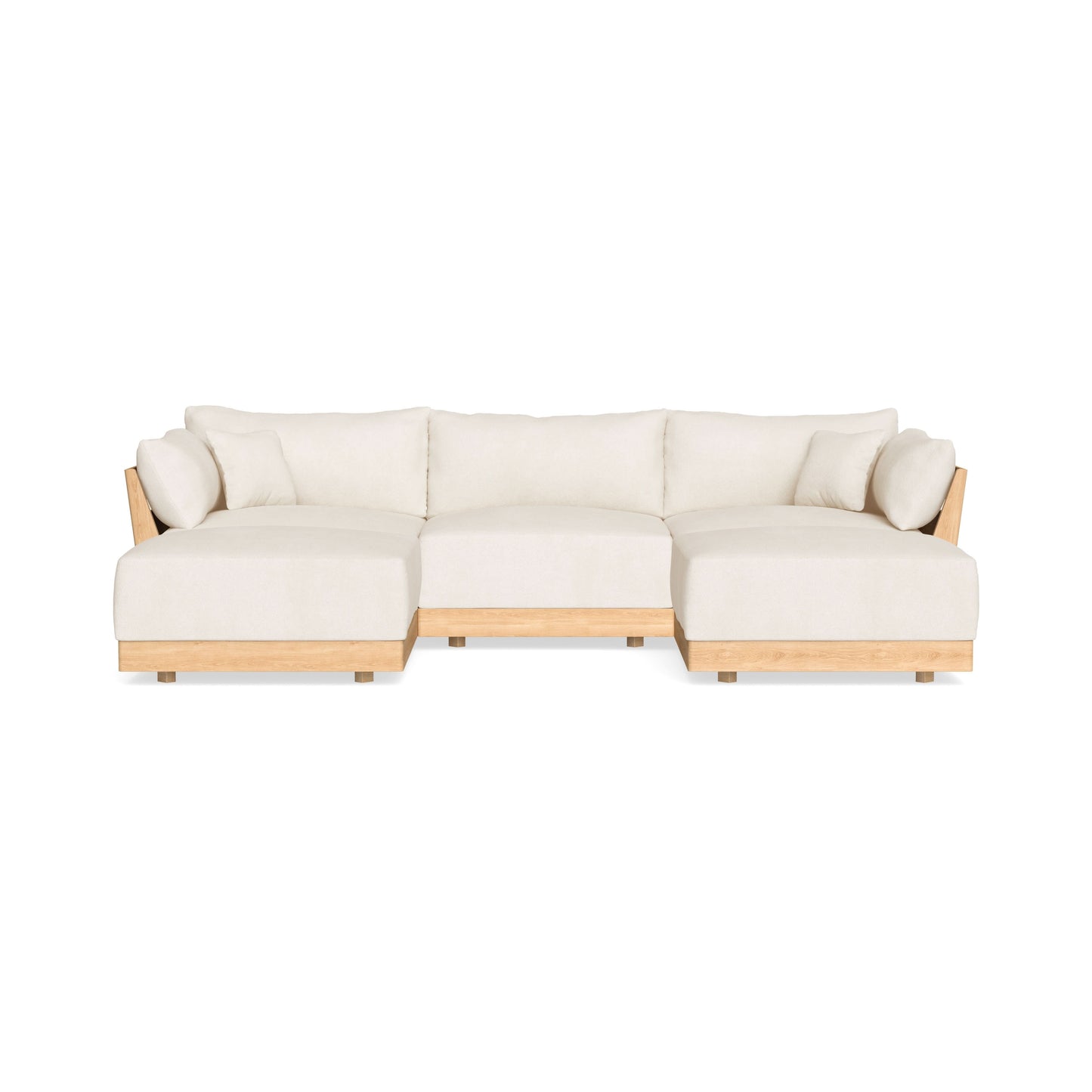 Slipcover Only - Modular Bondi 3-Seater U-Sectional in Powder