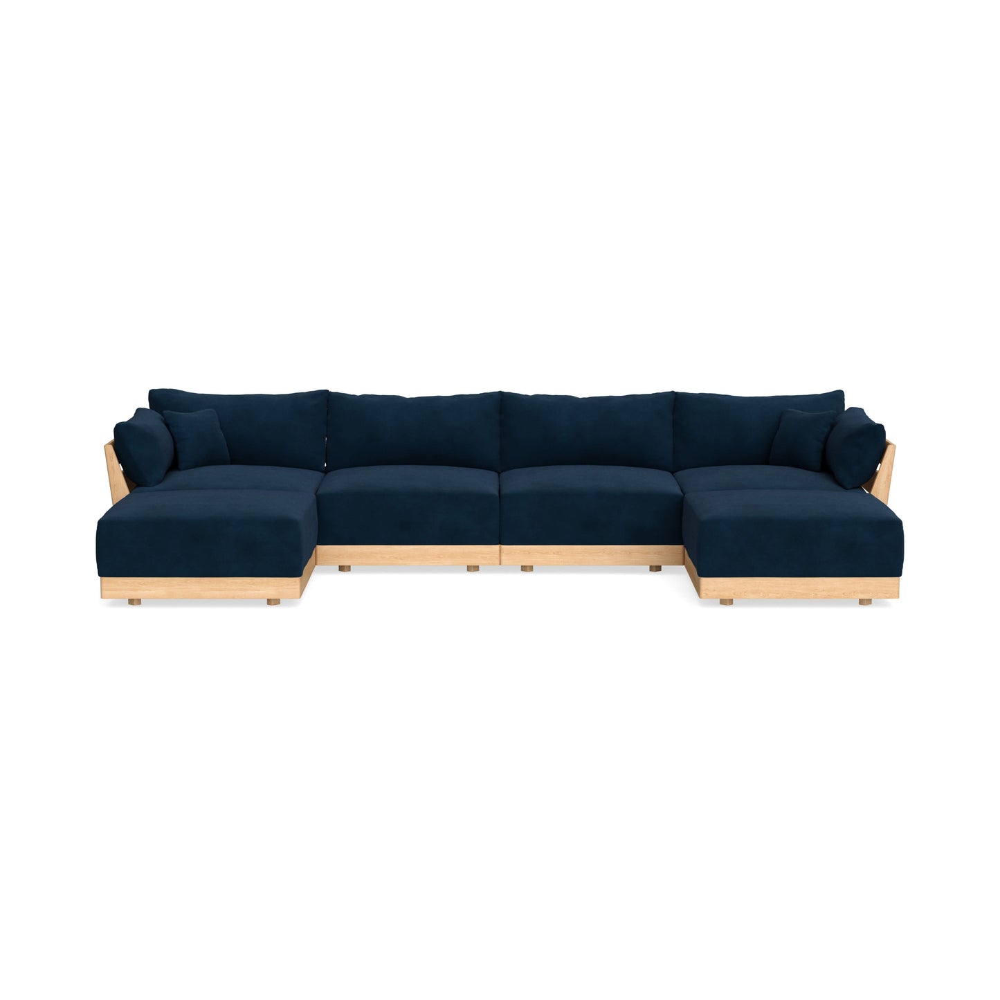 Slipcover Only - Modular Bondi 4-Seater U-Sectional in Royal Blue
