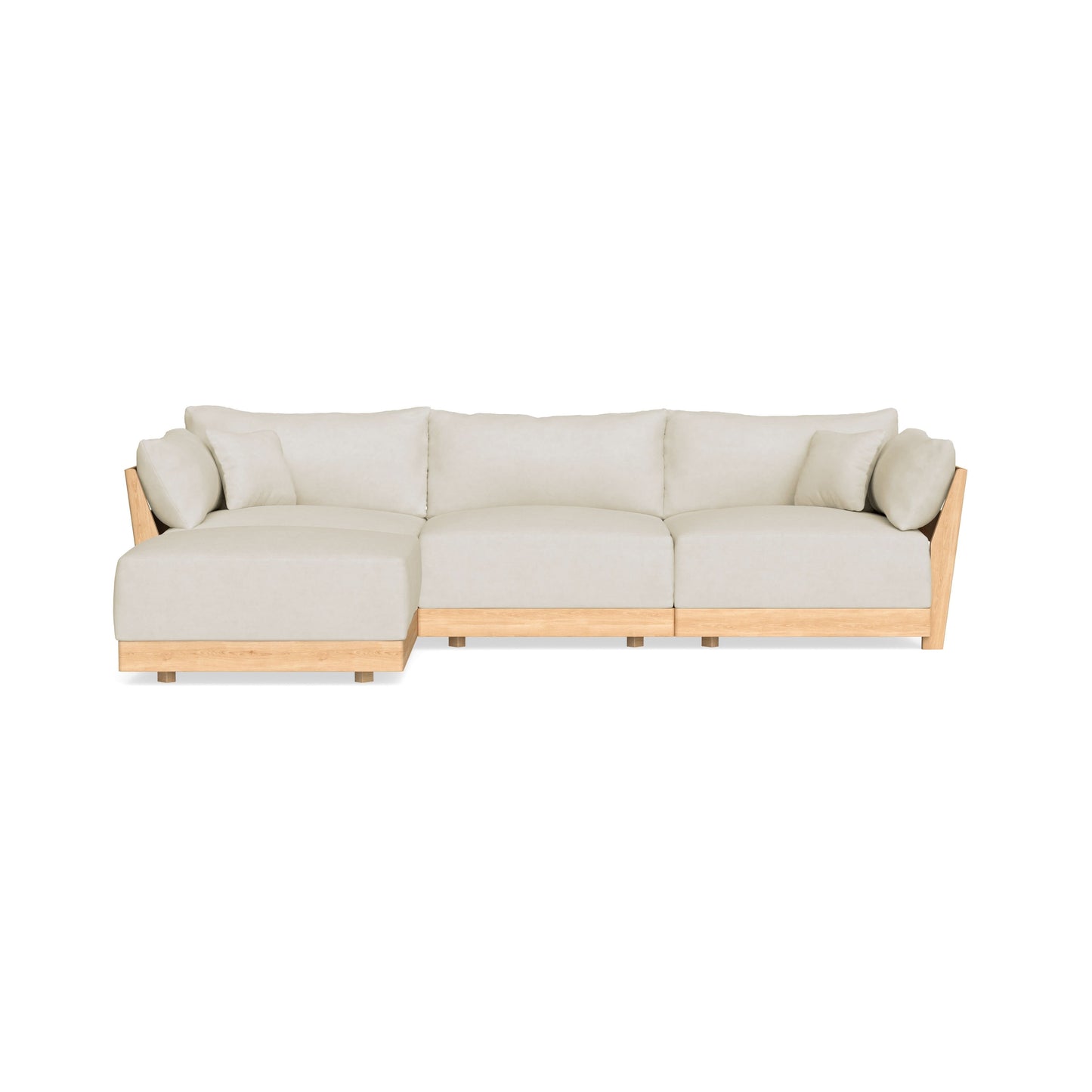 Slipcover Only - Modular Bondi 3-Seater Sectional in Mascarpone