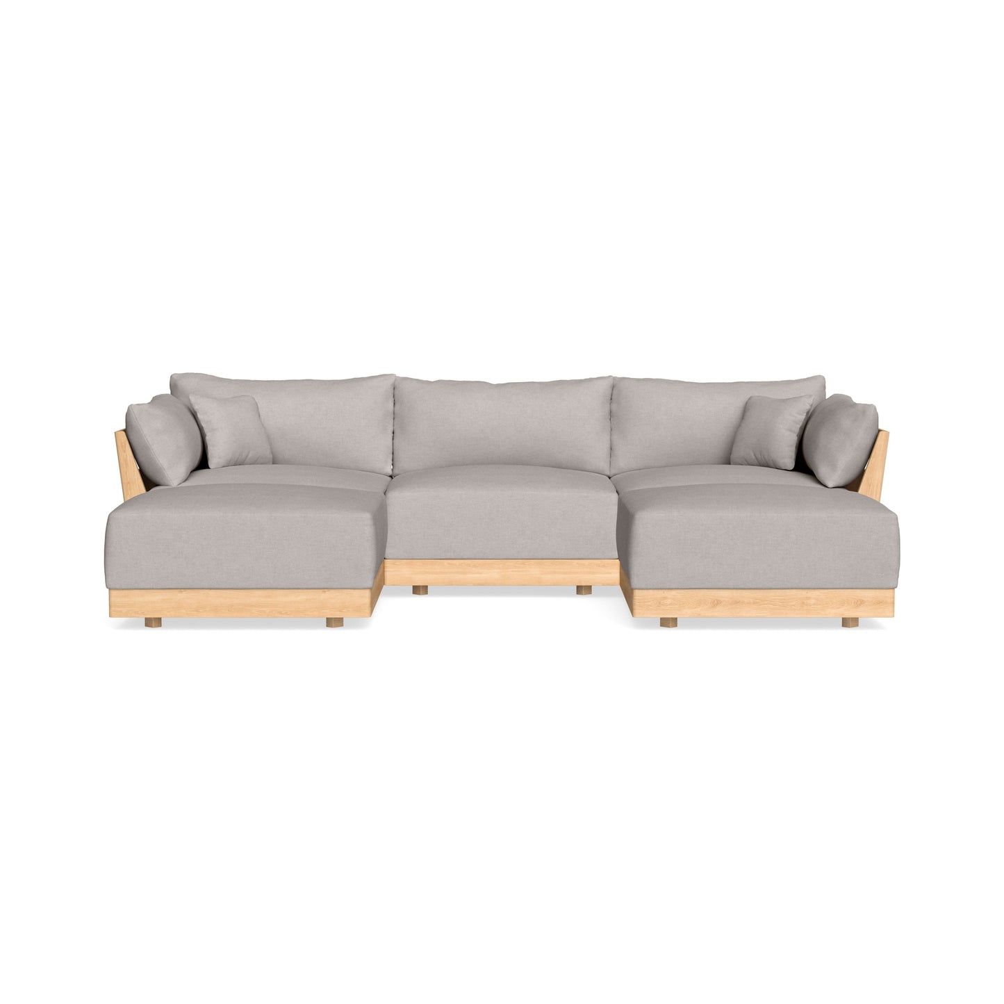 Slipcover Only - Modular Bondi 3-Seater U-Sectional in Cloud