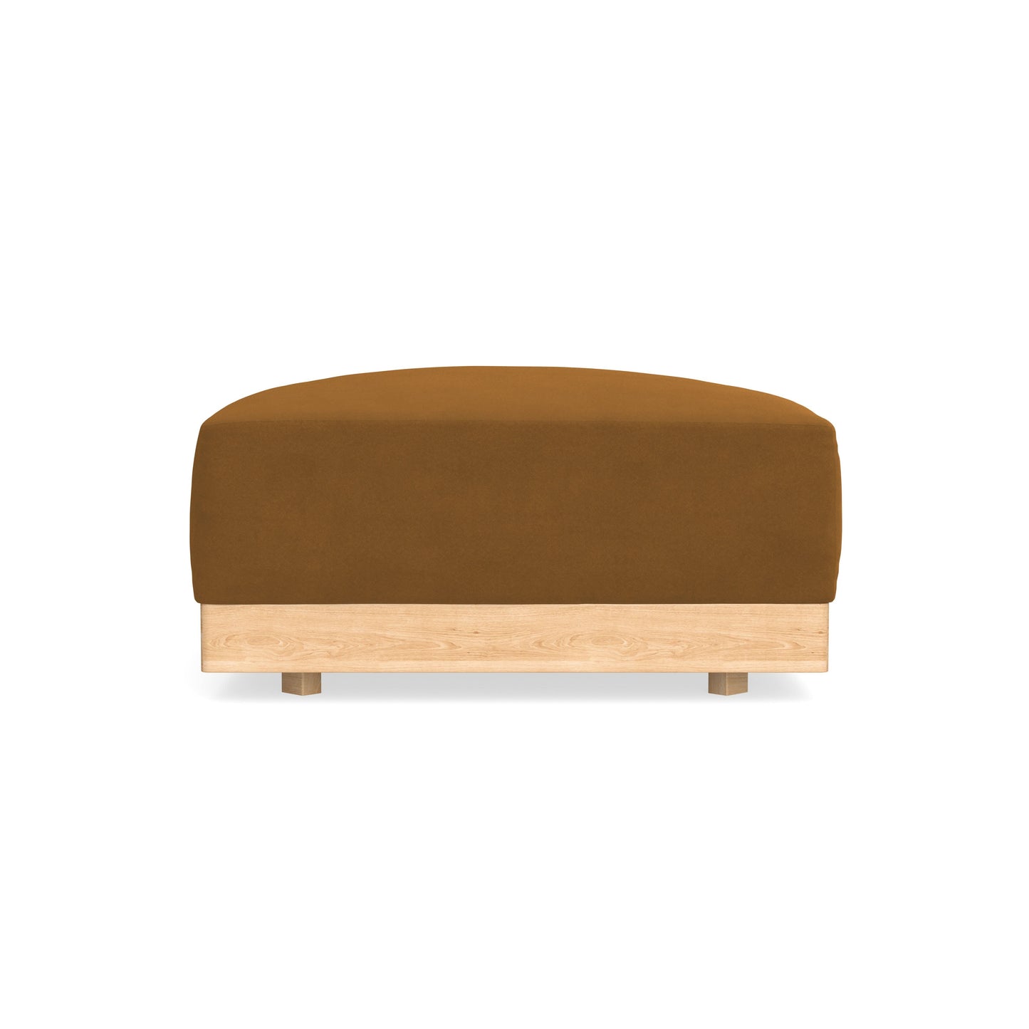 Slipcover Only - Modular Bondi Ottoman in Cognac