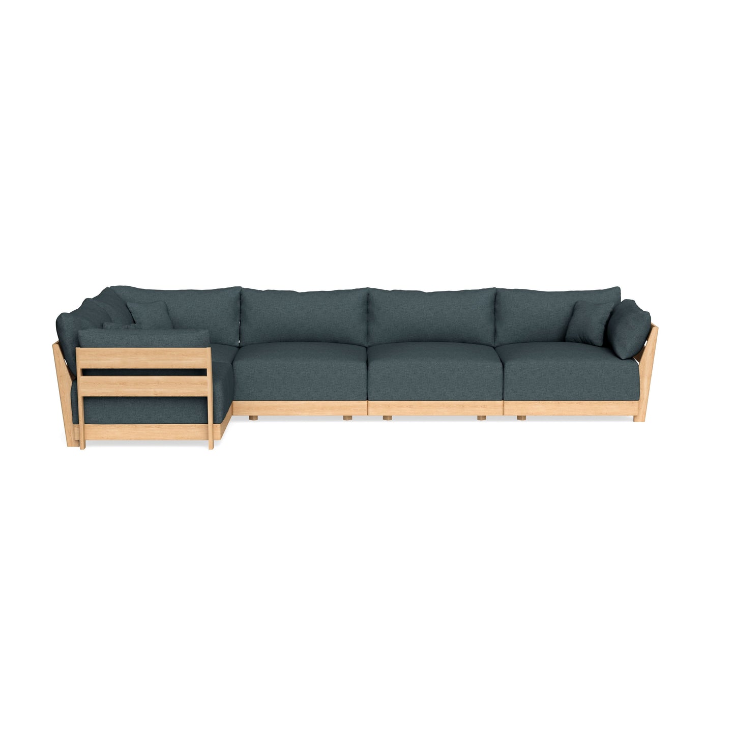 Slipcover Only - Modular Bondi 5-Seater L-Sectional in Ocean Gray