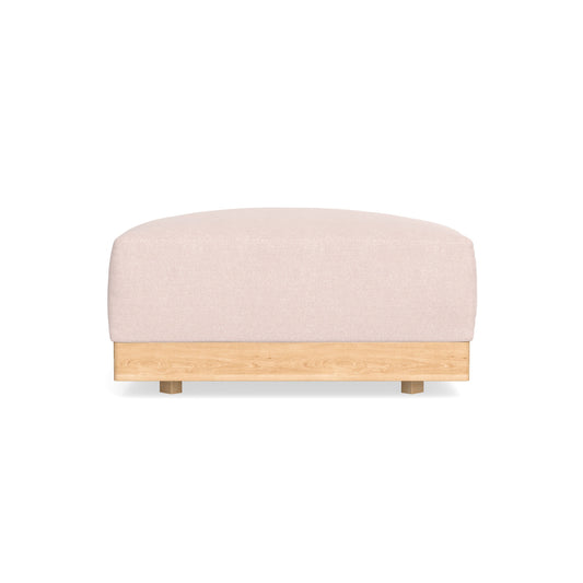 Modular Bondi Latte Ottoman in Peony | Memory Foam Blend