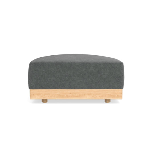 Modular Bondi Latte Ottoman in Chimney Gray | Memory Foam Blend