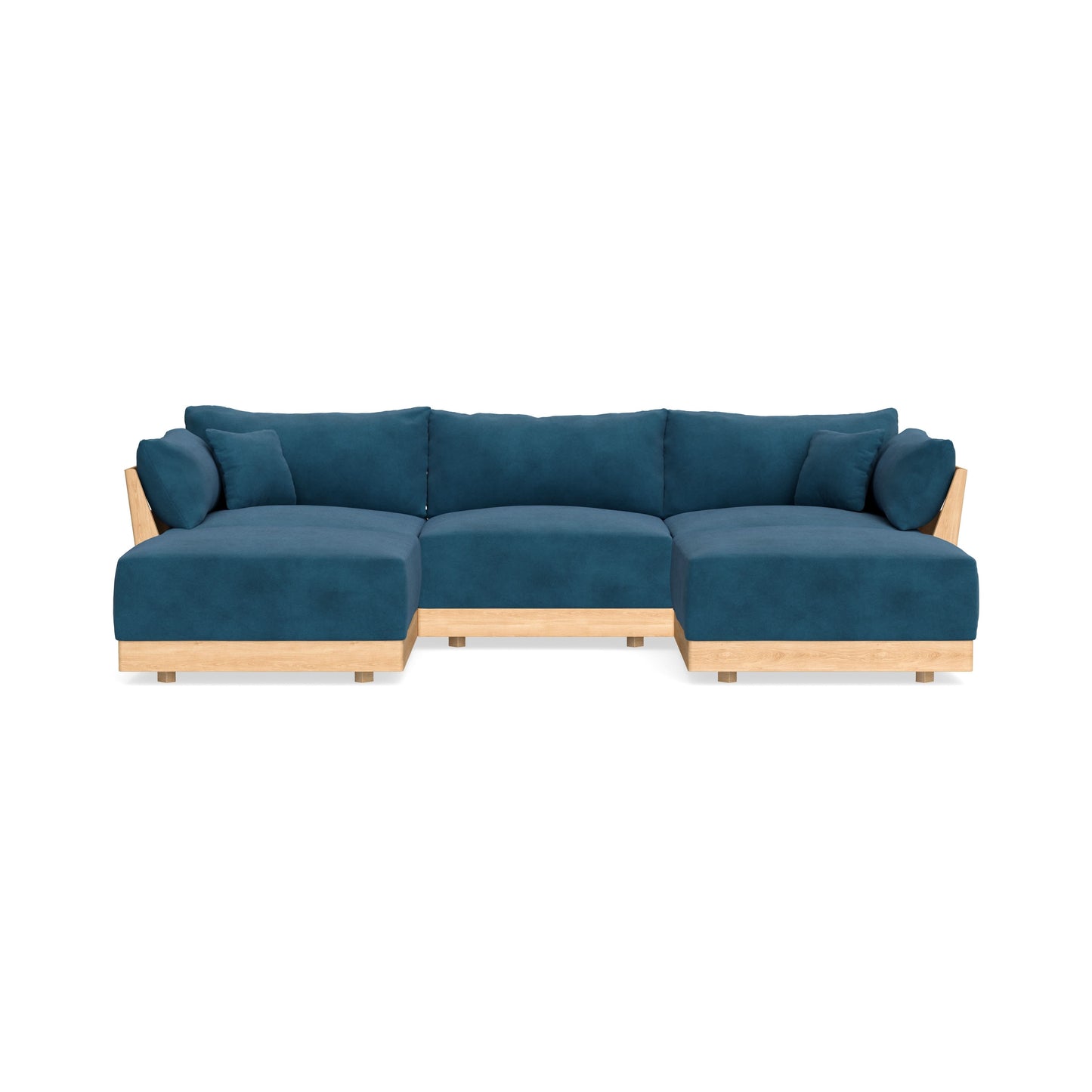 Slipcover Only - Modular Bondi 3-Seater U-Sectional in Commodore Blue