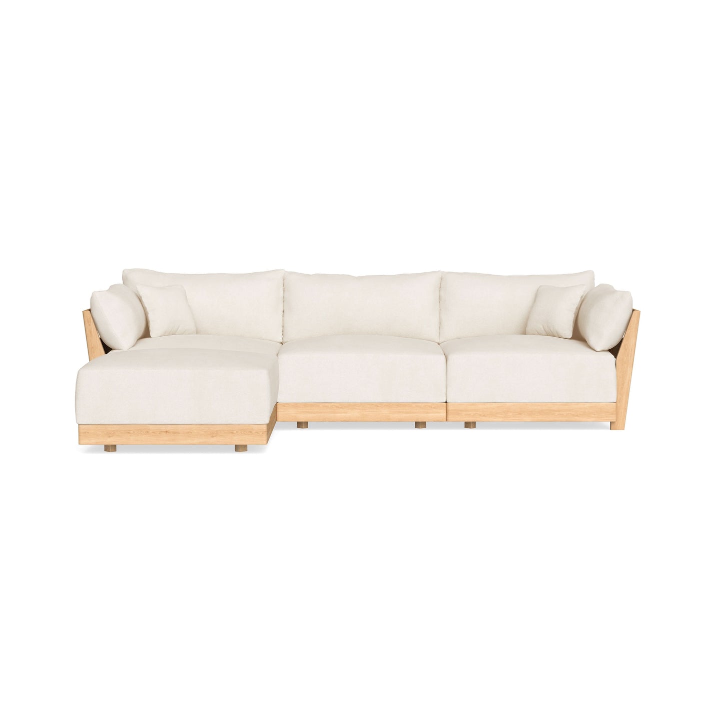 Slipcover Only - Modular Bondi 3-Seater Sectional in Powder