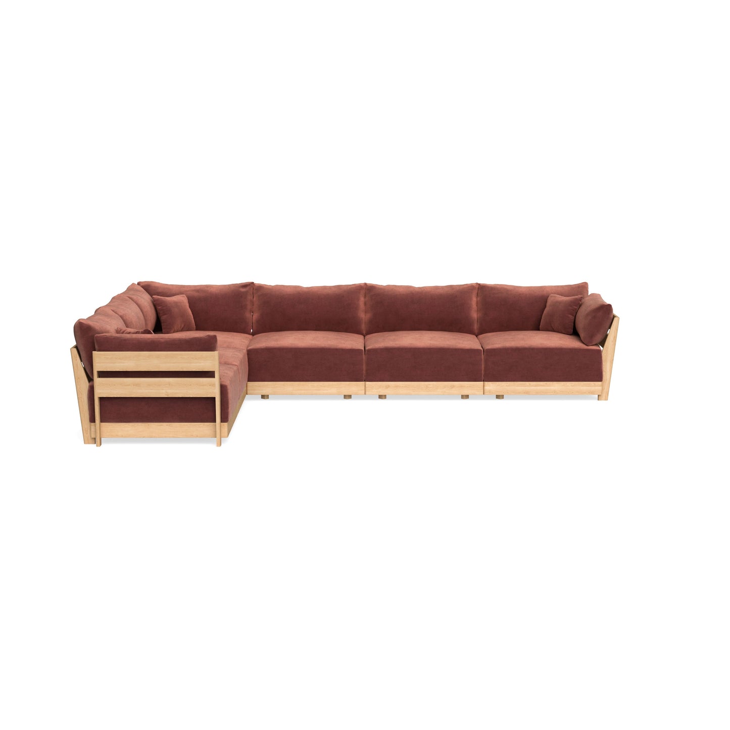 Slipcover Only - Modular Bondi 6-Seater Corner Sectional in Spice