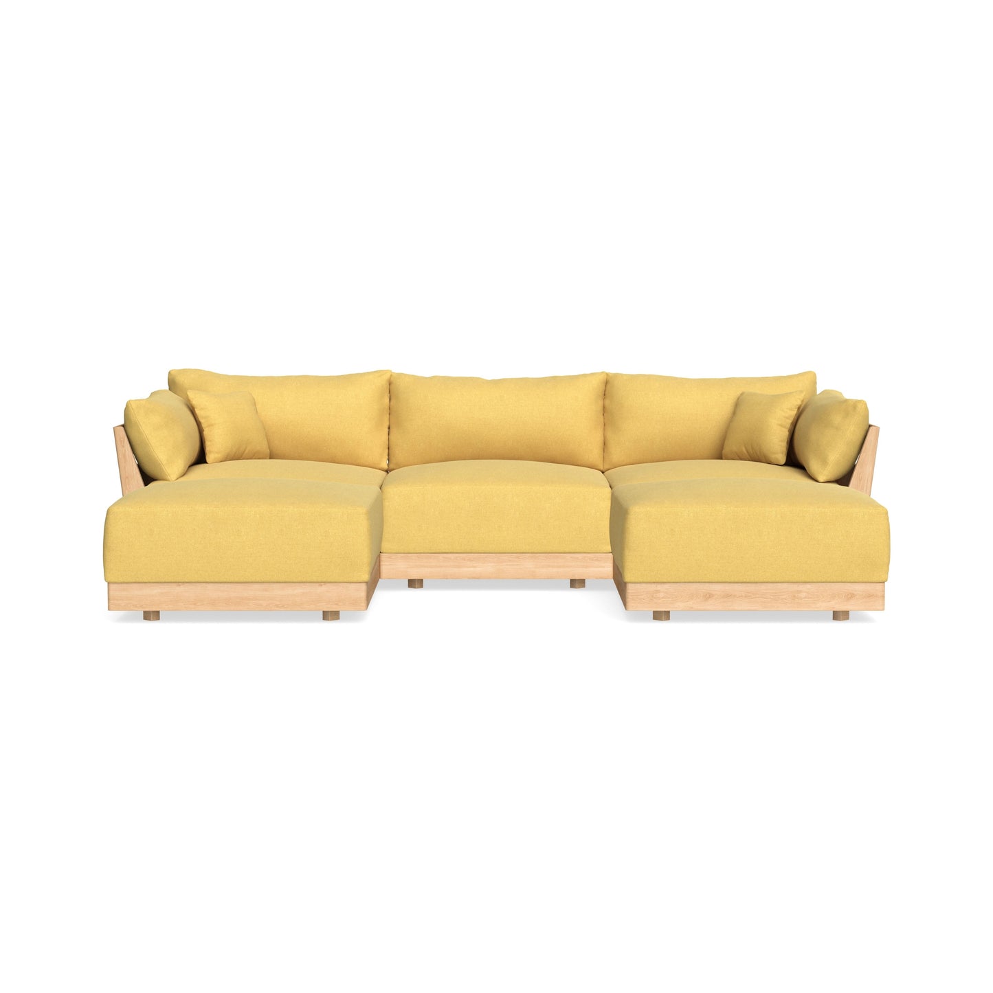 Slipcover Only - Modular Bondi 3-Seater U-Sectional in Goldenrod