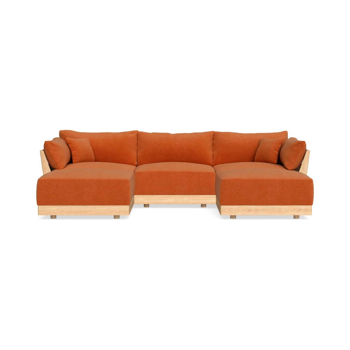 Slipcover Only - Modular Bondi 3-Seater U-Sectional in Terracotta