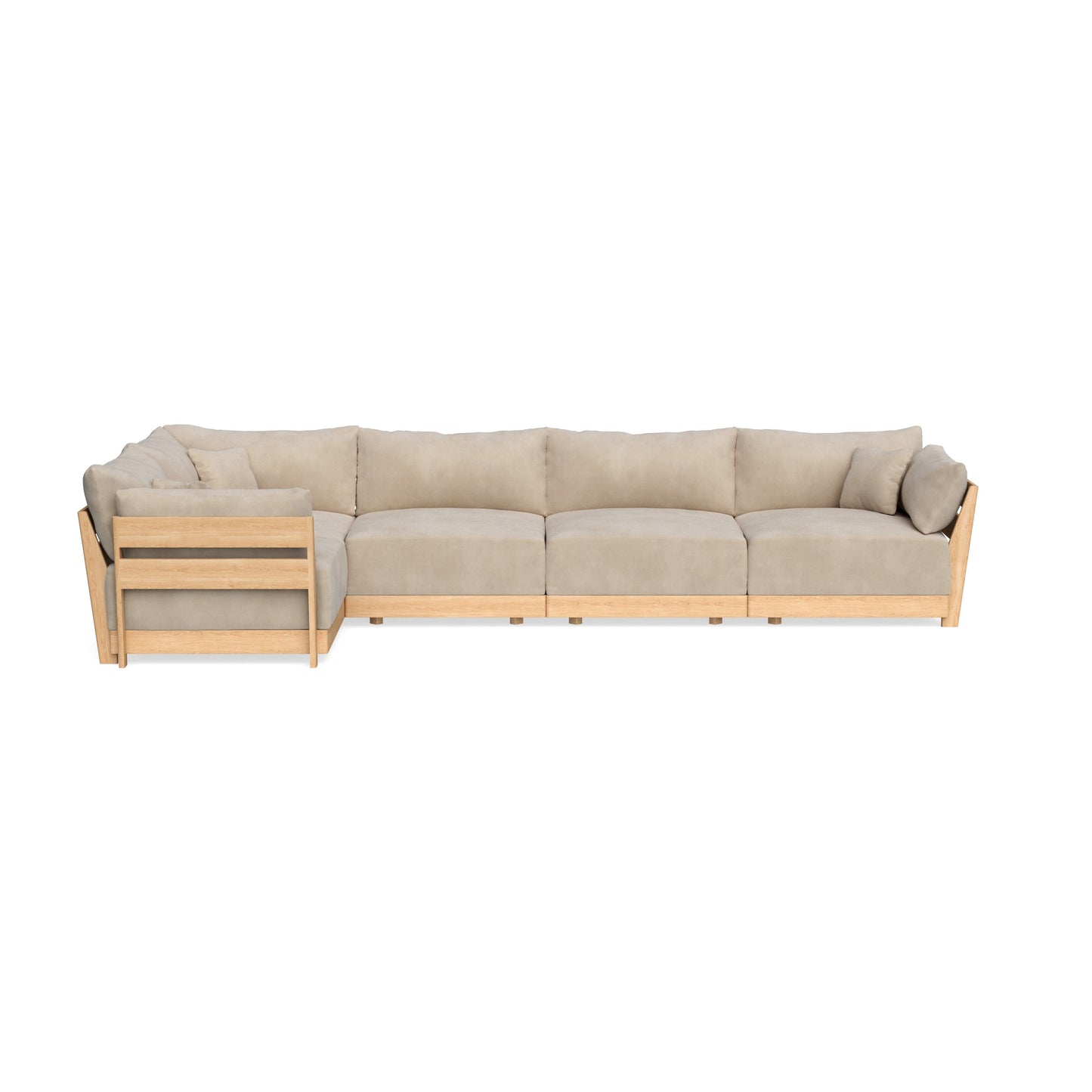 Slipcover Only - Modular Bondi 5-Seater L-Sectional in Oyster