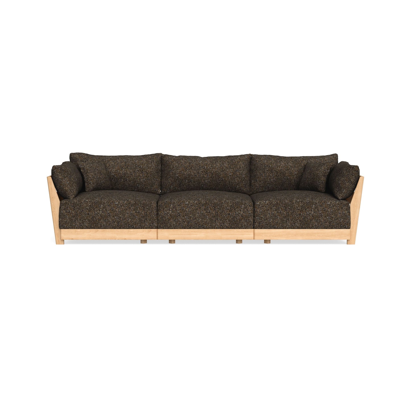 Modular Bondi Latte 3-Seater Sofa in Phantom | Memory Foam Blend