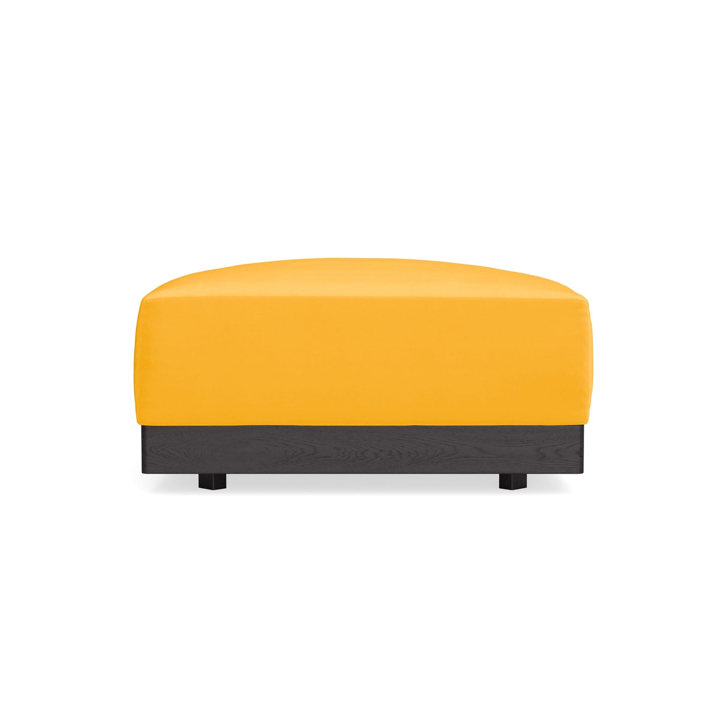 Modular Bondi Black Ottoman in Marigold | Classic Blend