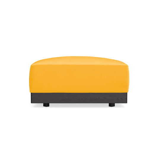 Modular Bondi Black Ottoman in Marigold | Classic Blend