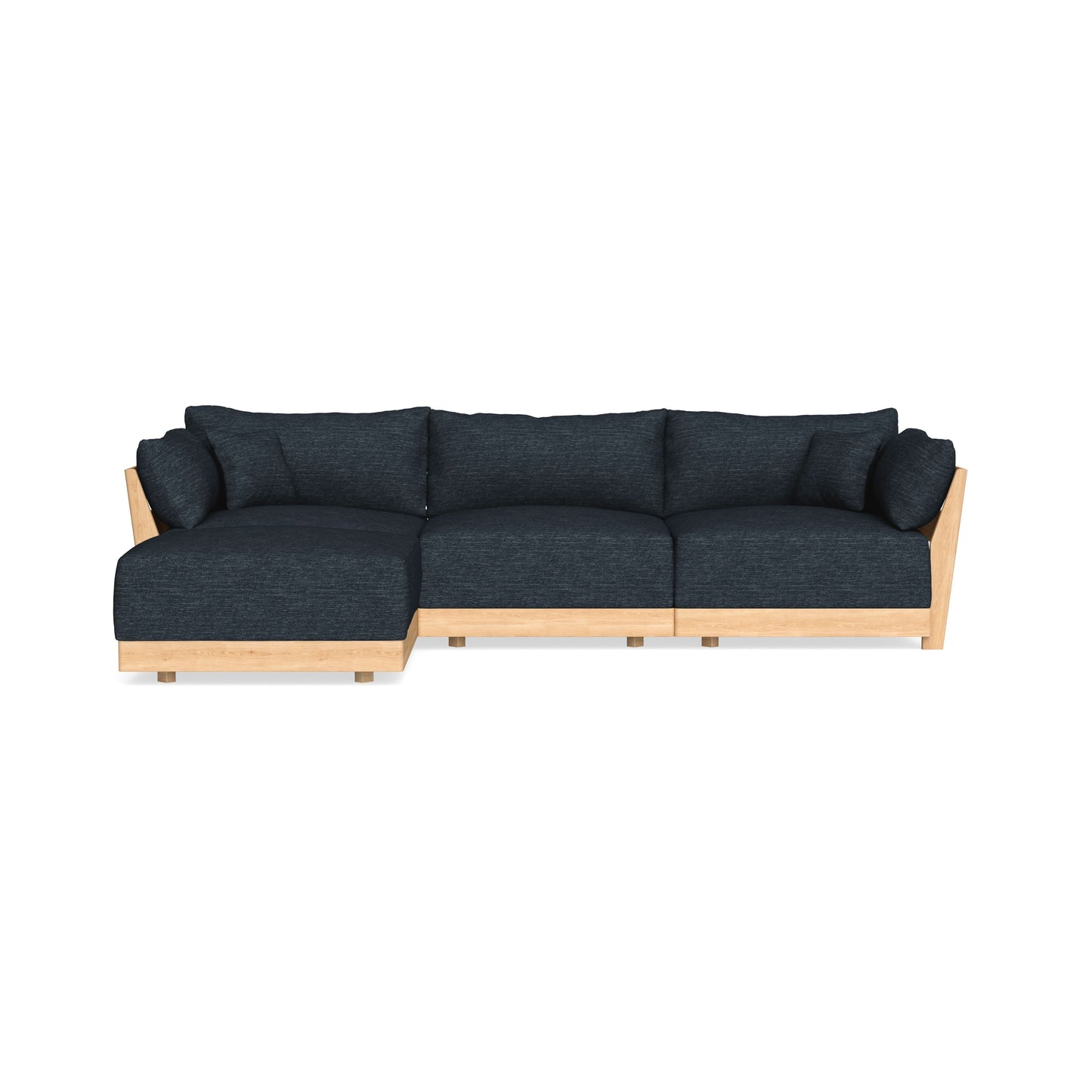 Slipcover Only - Modular Bondi 3-Seater Sectional in Baltic Blue