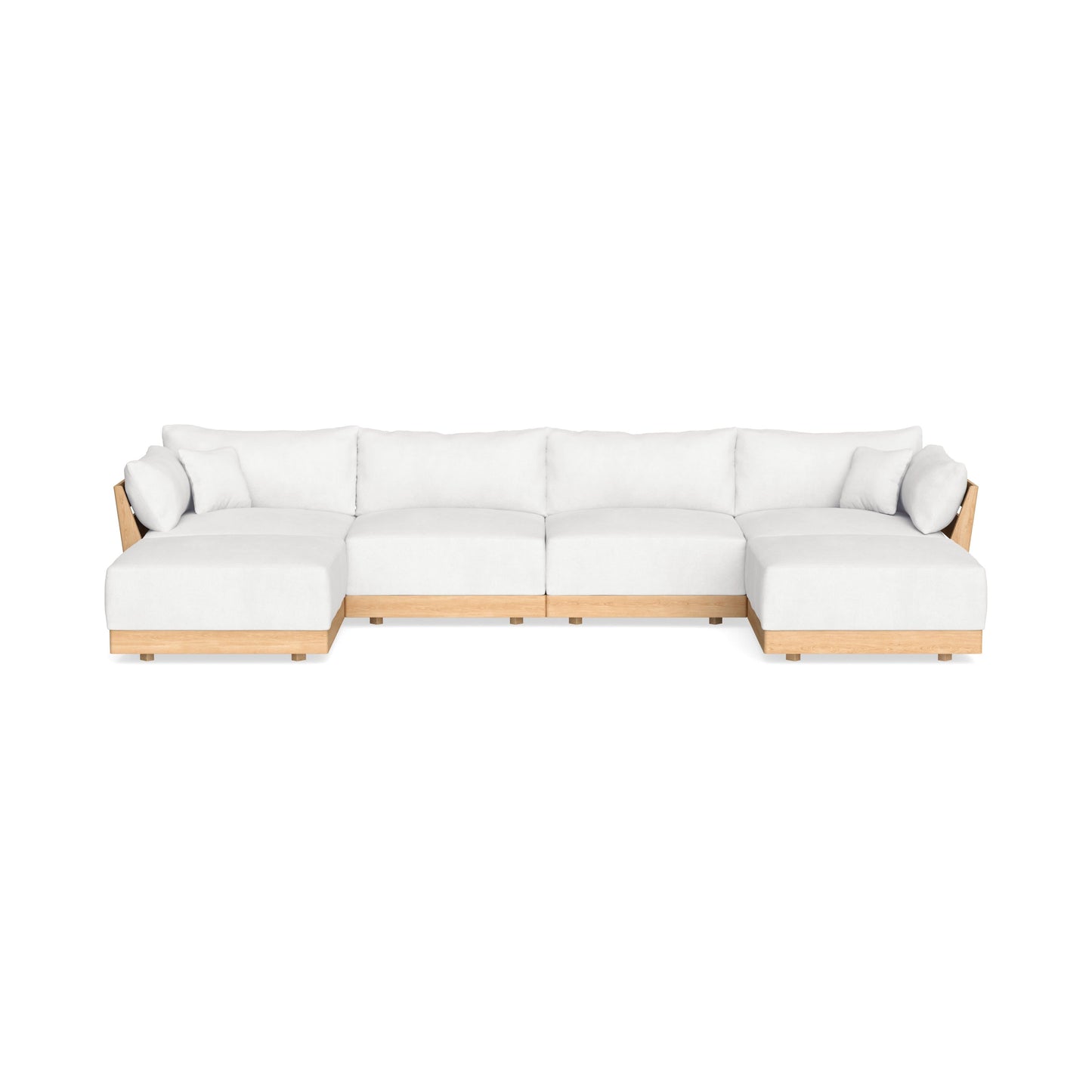 Slipcover Only - Modular Bondi 4-Seater U-Sectional in Snow