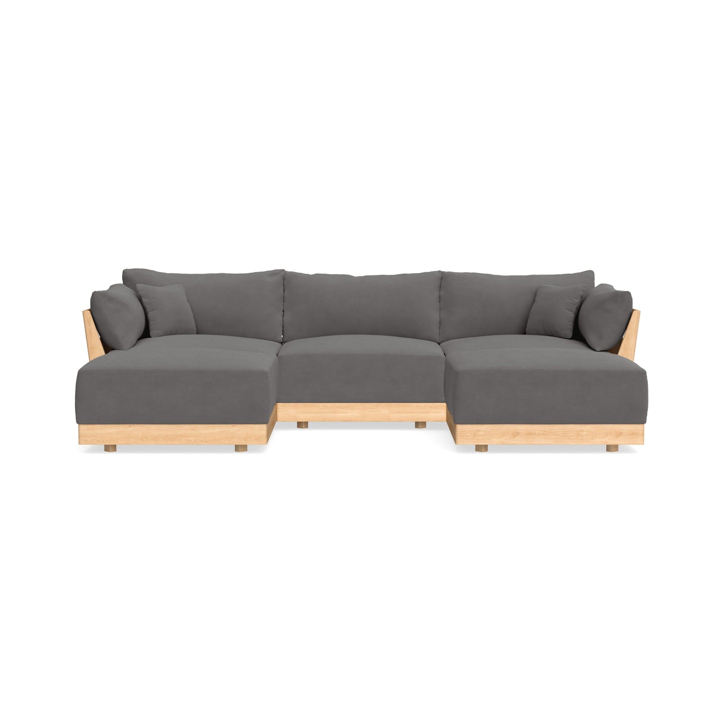 Slipcover Only - Modular Bondi 3-Seater U-Sectional in Burnt Ember