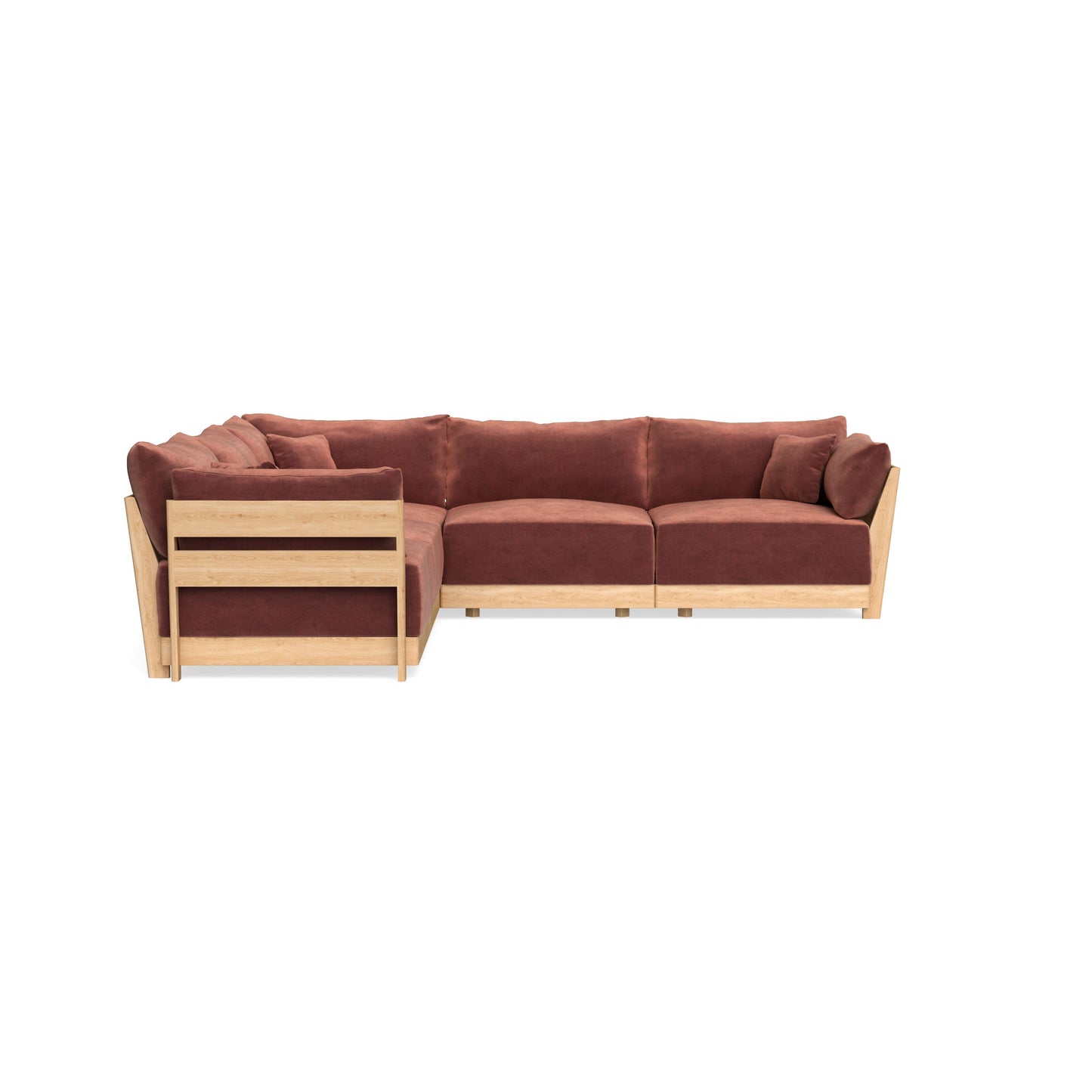 Slipcover Only - Modular Bondi 5-Seater Corner Sectional in Spice