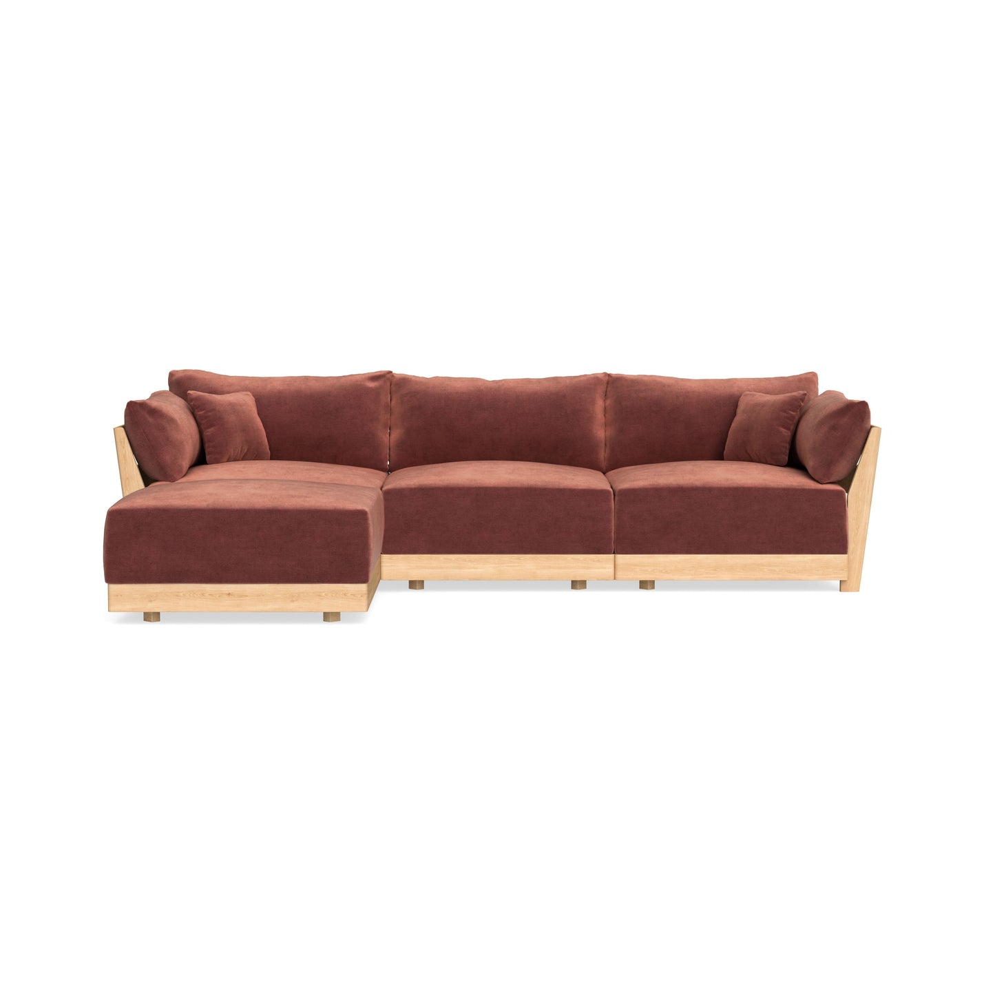 Slipcover Only - Modular Bondi 3-Seater Sectional in Spice
