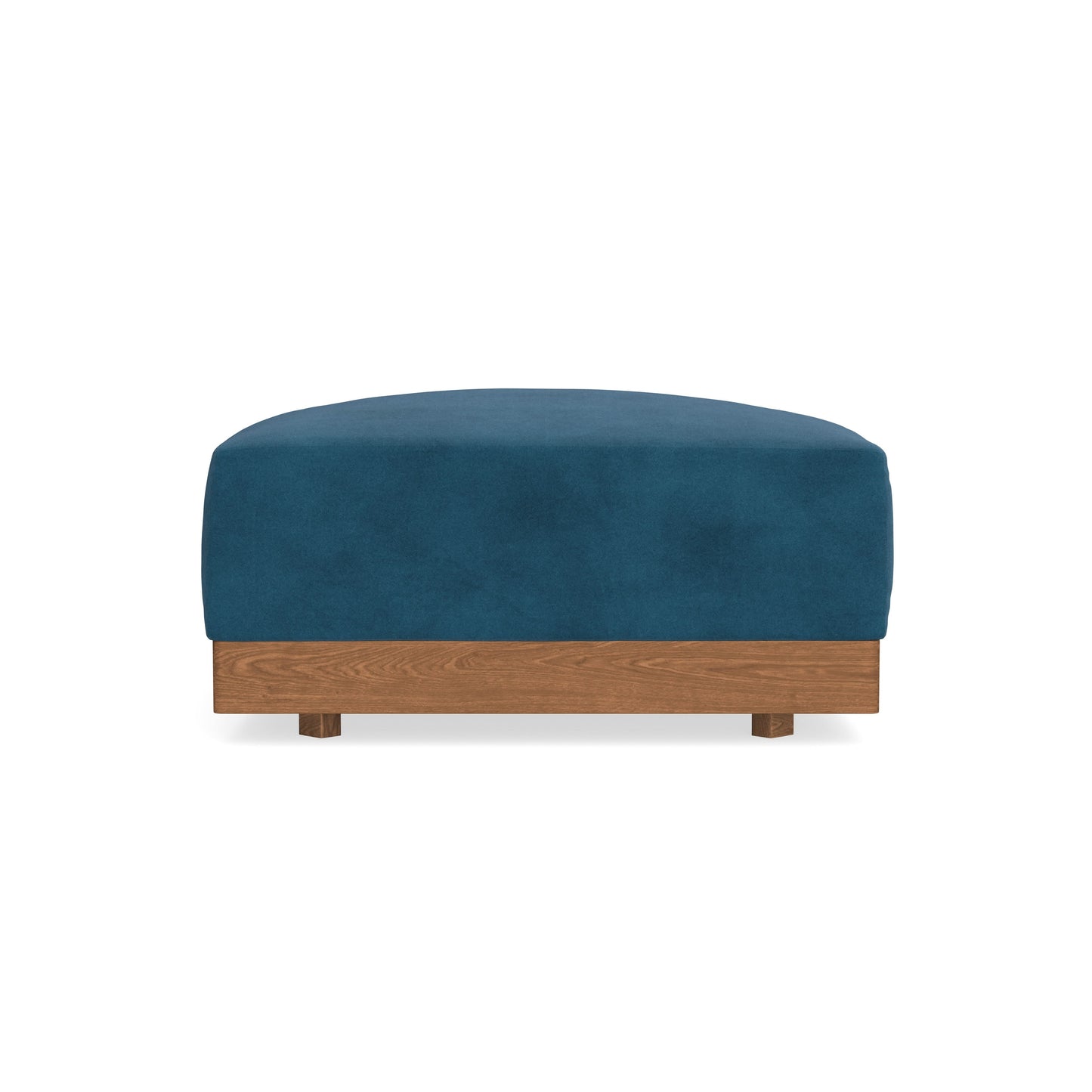 Modular Bondi Espresso Ottoman in Commodore Blue | Classic Blend
