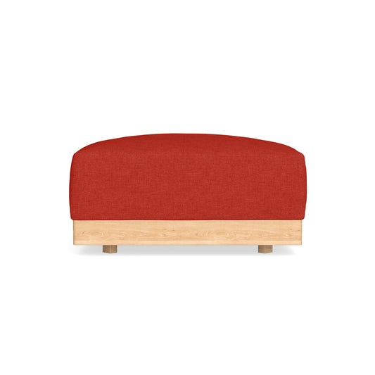 Modular Bondi Latte Ottoman in Cayenne | Classic Blend